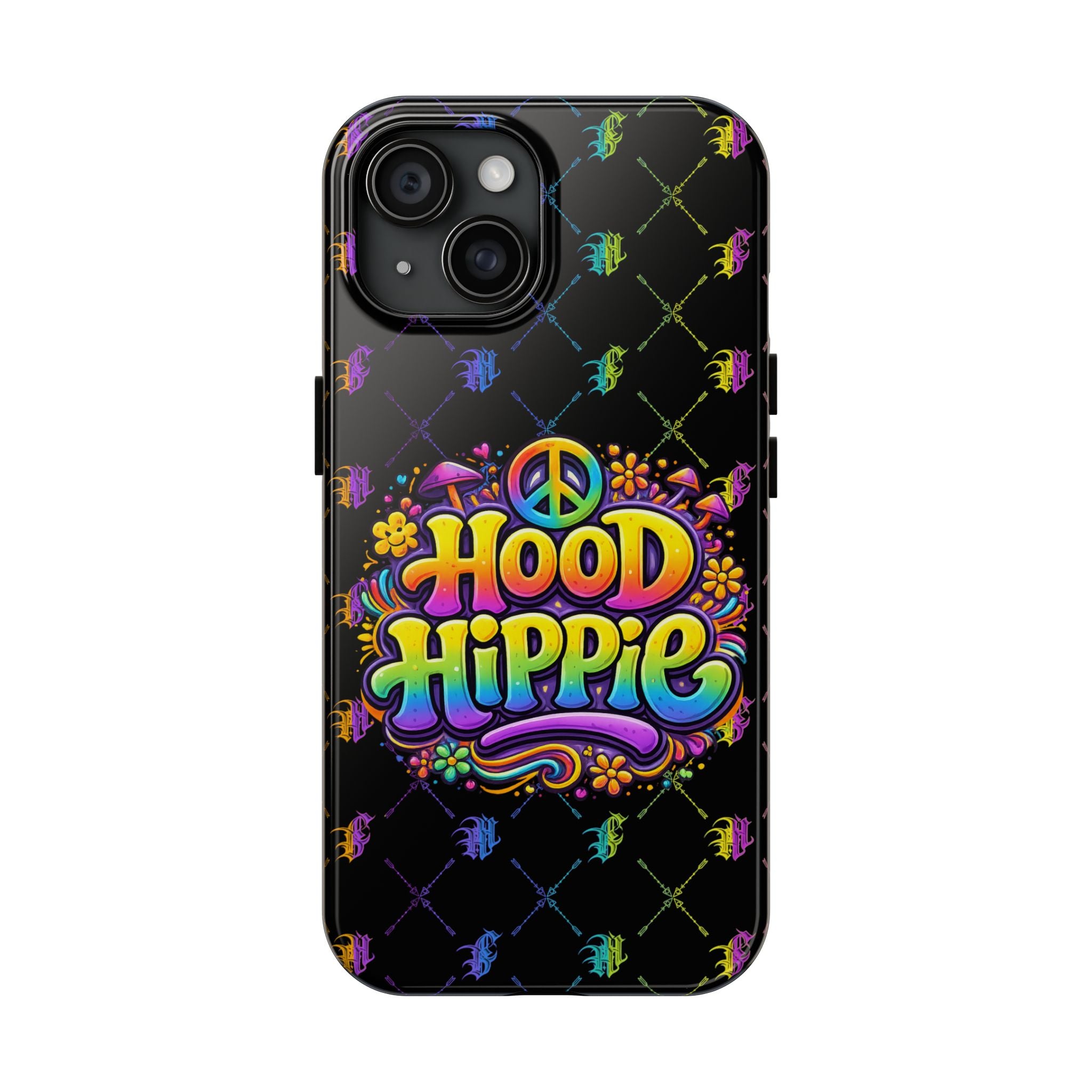 Bomb City Hood Hippie Tough Phone Case — Colorful Psychedelic Peace Design