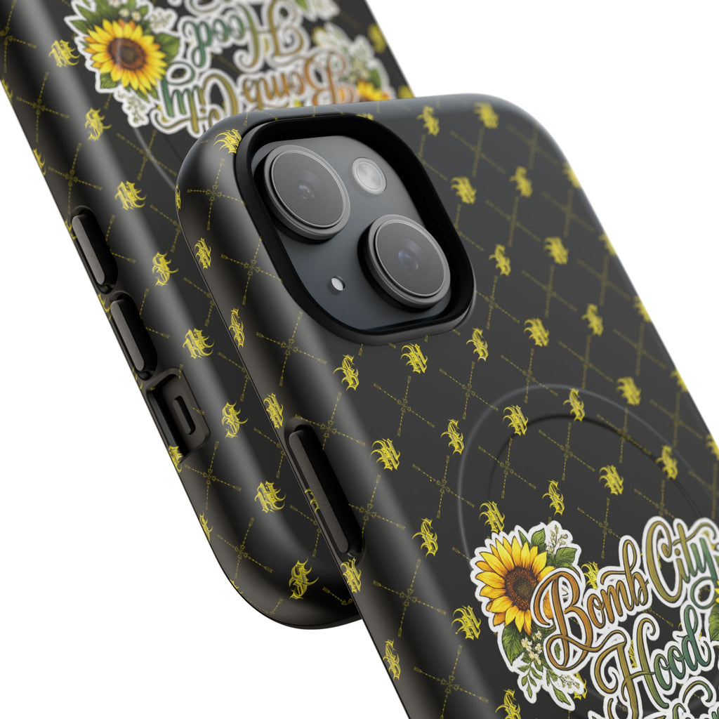 Sunflower 'Bomb City Hood Hippie' Tough Magnetic Phone Case