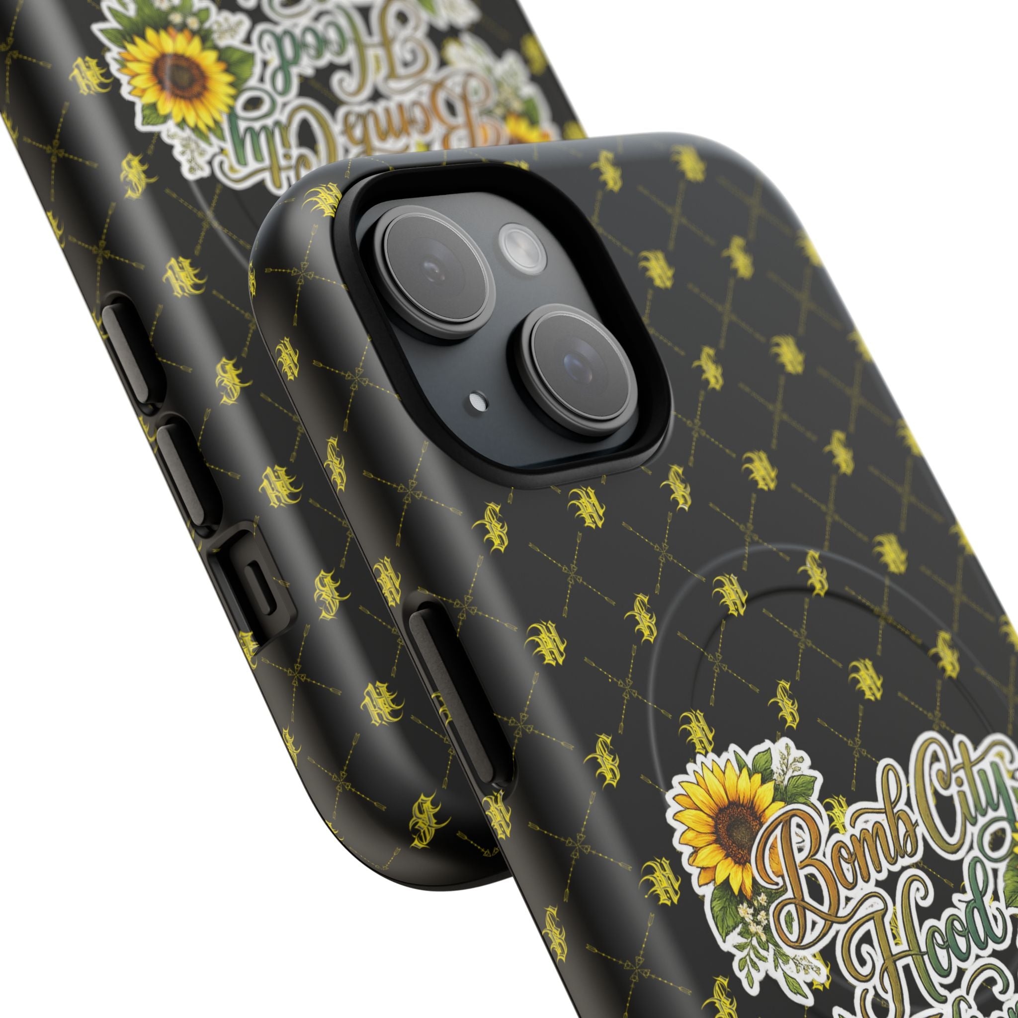 Sunflower 'Bomb City Hood Hippie' Tough Magnetic Phone Case