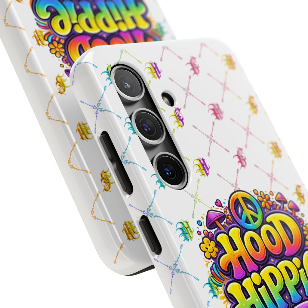 Bomb City Hood Hippie Tough Phone Case — Retro Peace Sign Floral iPhone Cover