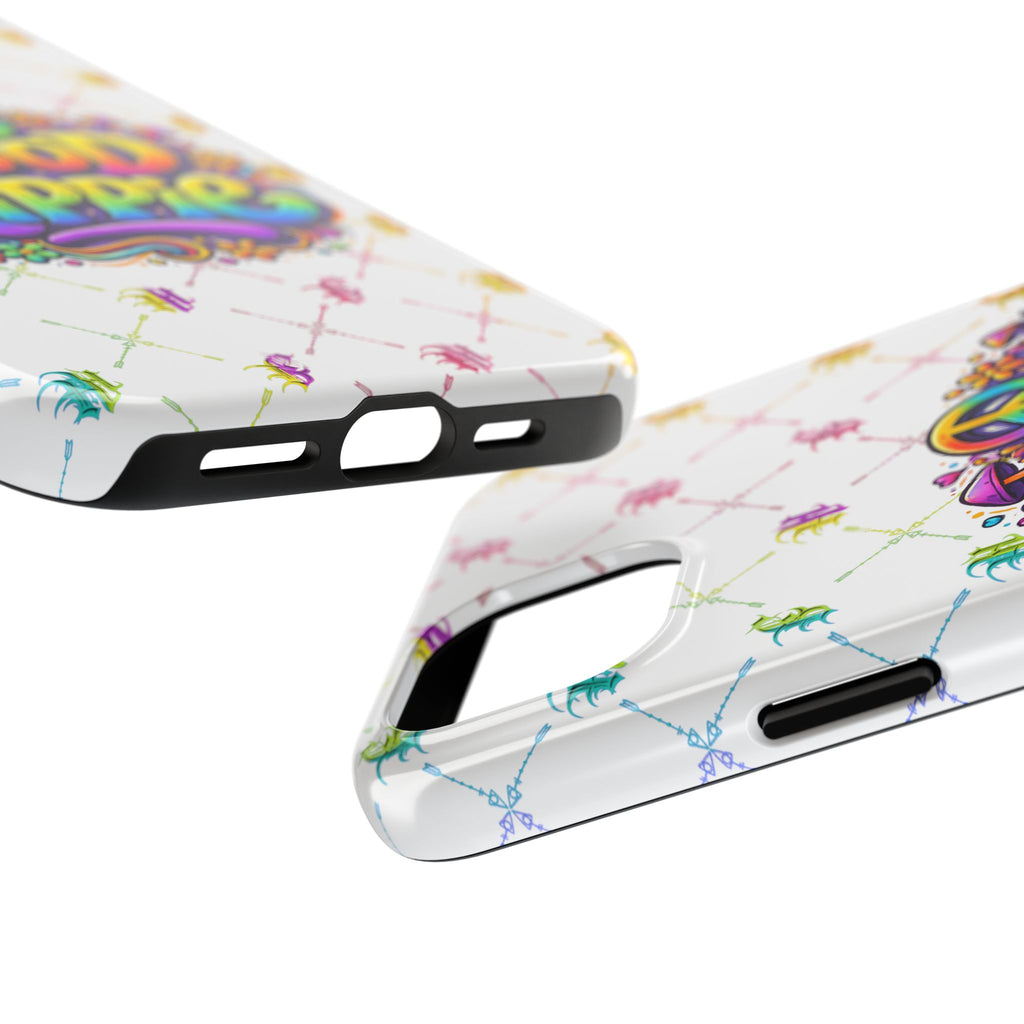Bomb City Hood Hippie Tough Phone Case — Retro Peace Sign Floral iPhone Cover