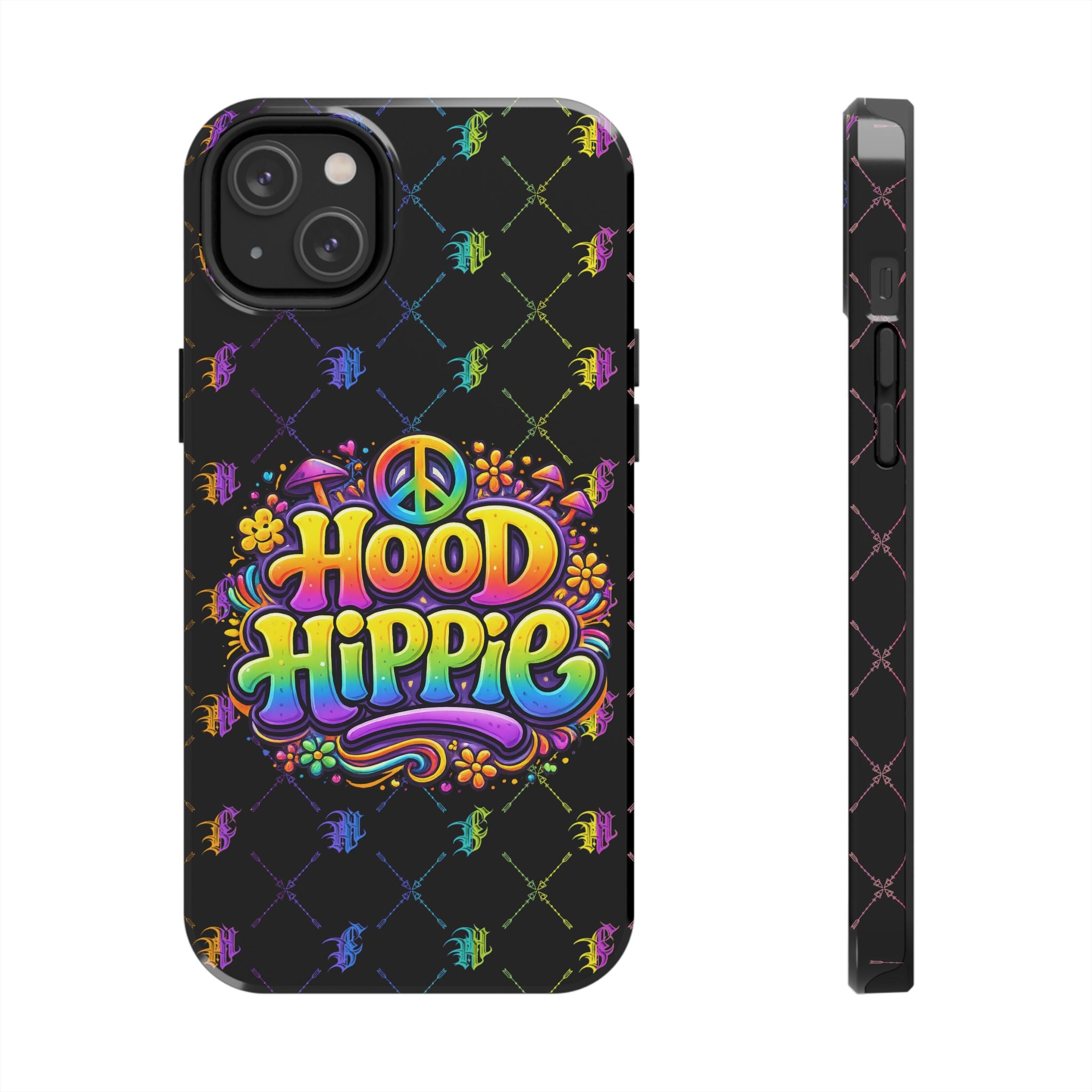 Bomb City Hood Hippie Tough Phone Case — Colorful Psychedelic Peace Design