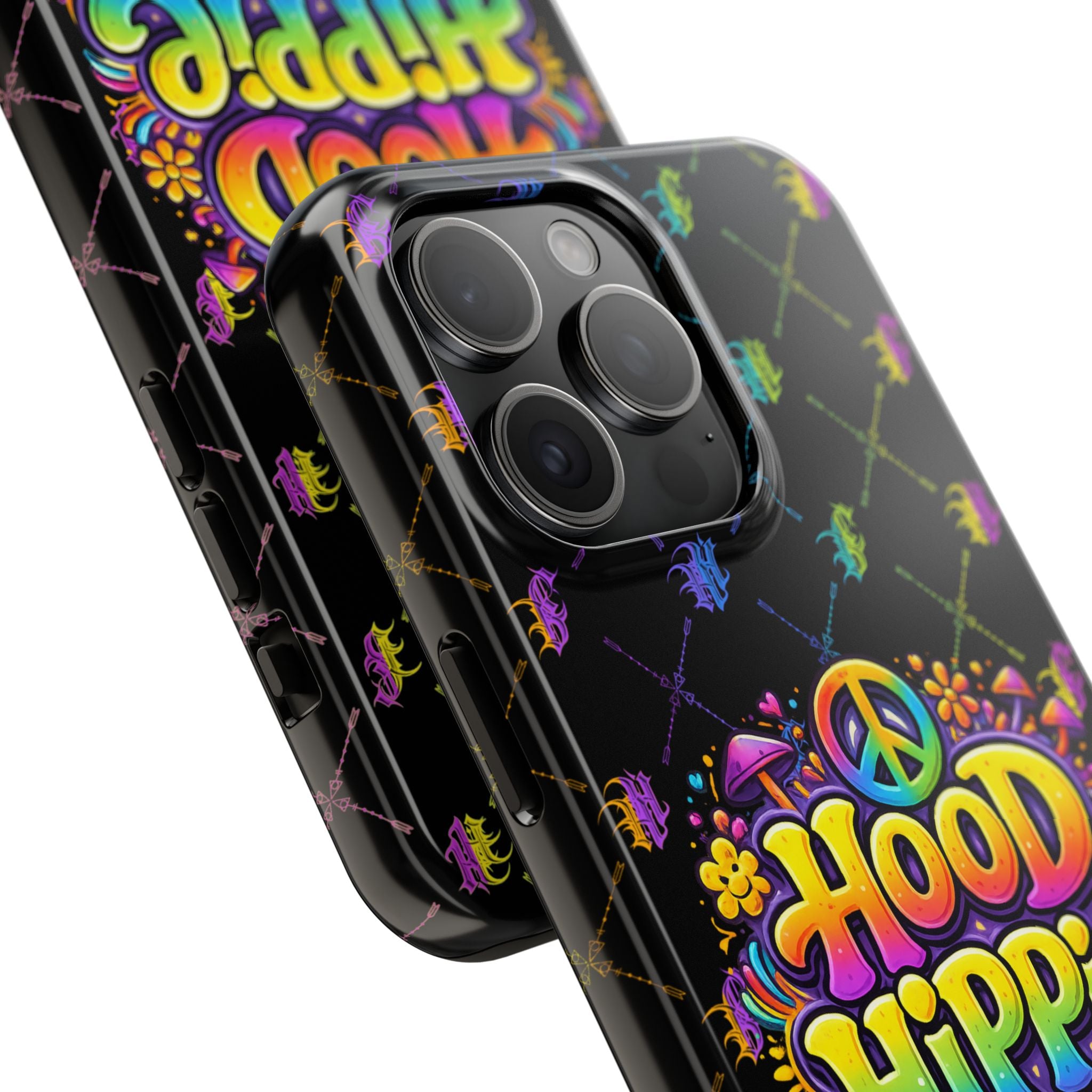 Bomb City Hood Hippie Tough Phone Case — Colorful Psychedelic Peace Design