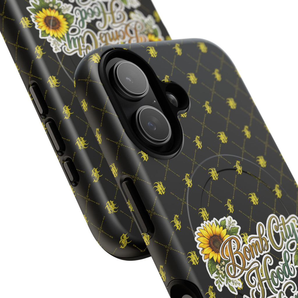 Sunflower 'Bomb City Hood Hippie' Tough Magnetic Phone Case