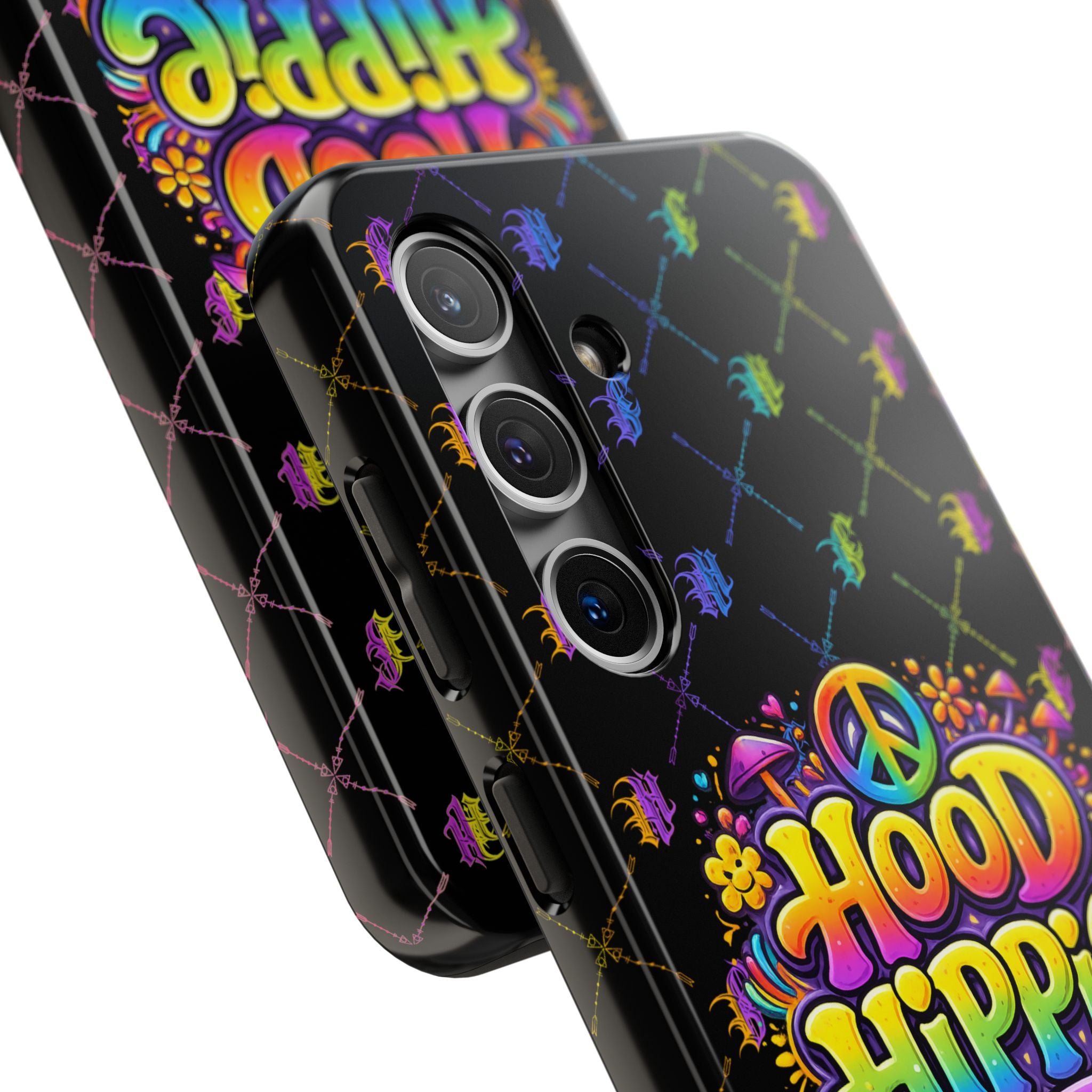 Bomb City Hood Hippie Tough Phone Case — Colorful Psychedelic Peace Design