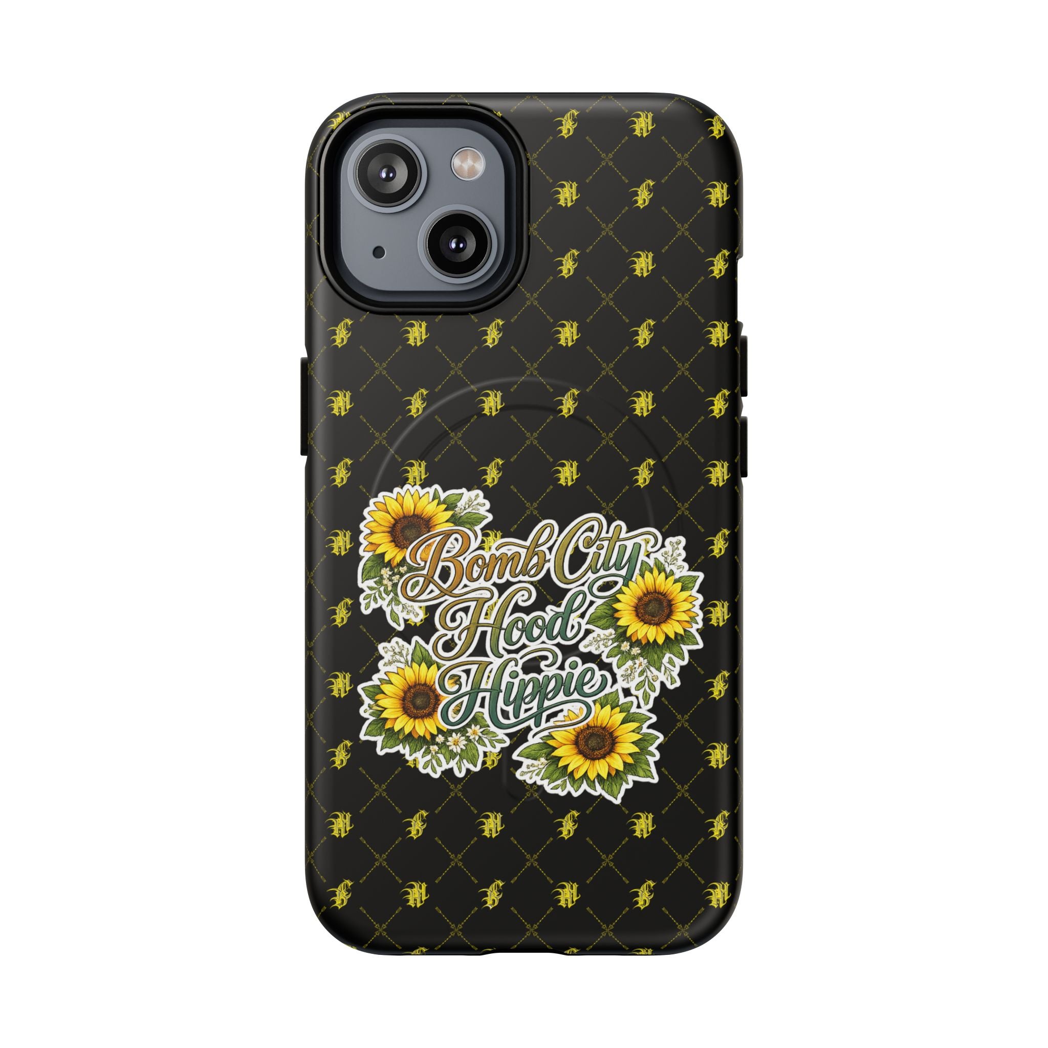 Sunflower 'Bomb City Hood Hippie' Tough Magnetic Phone Case