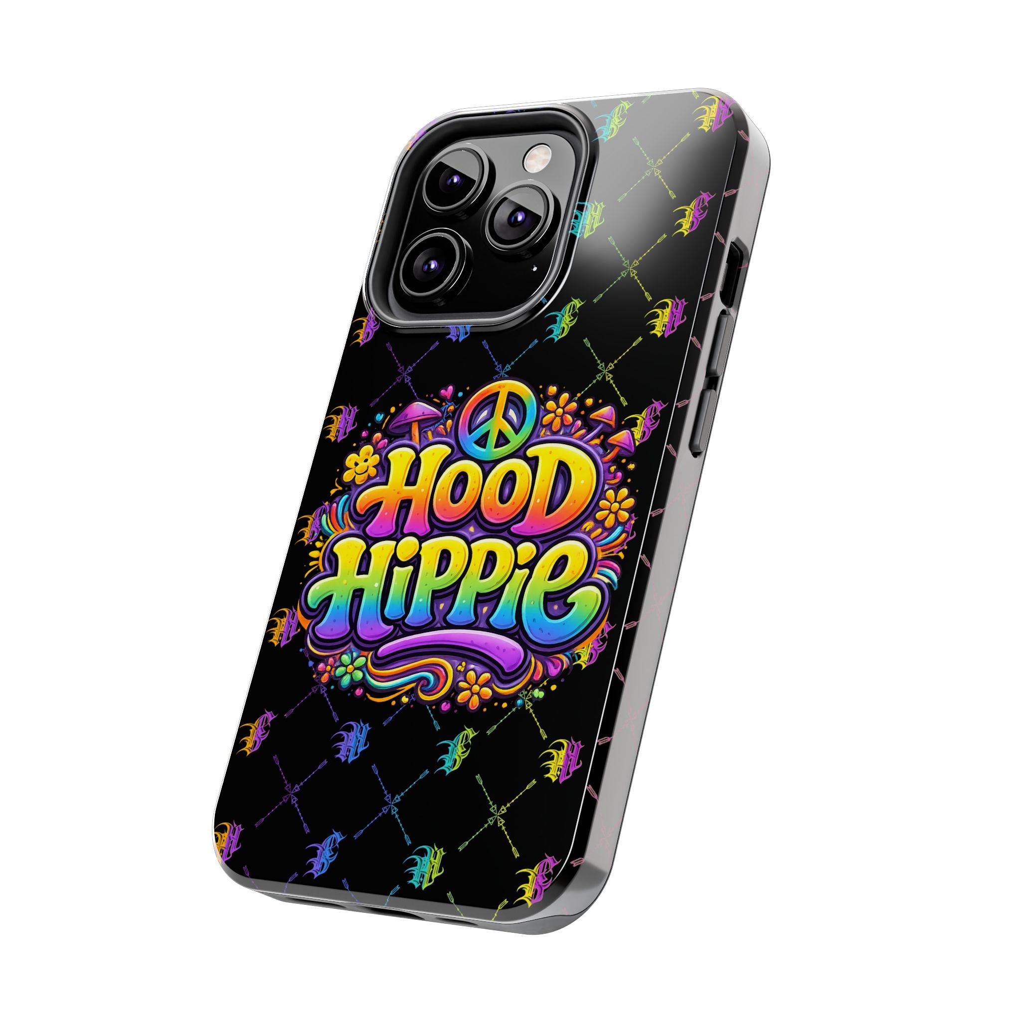 Bomb City Hood Hippie Tough Phone Case — Colorful Psychedelic Peace Design