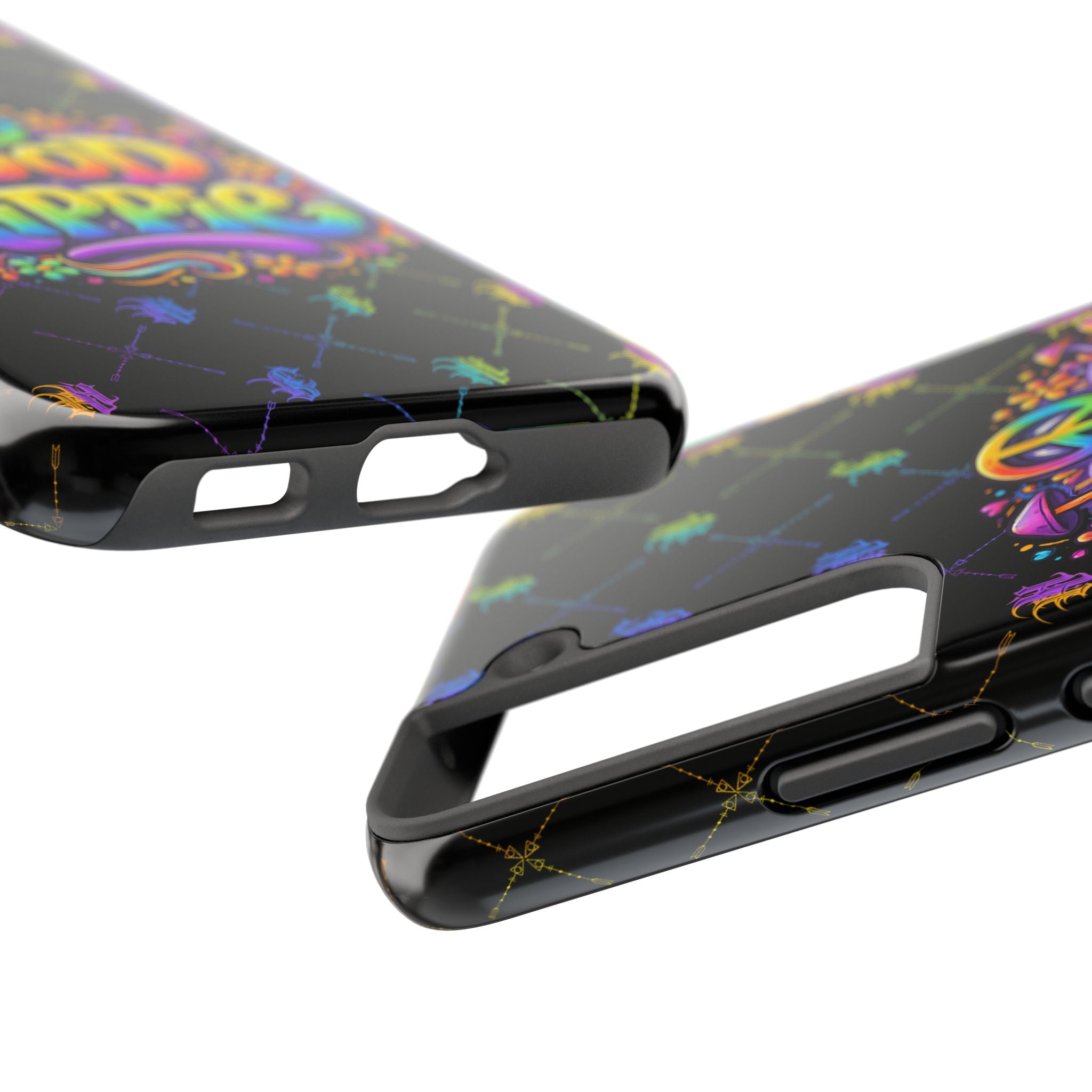 Bomb City Hood Hippie Tough Phone Case — Colorful Psychedelic Peace Design