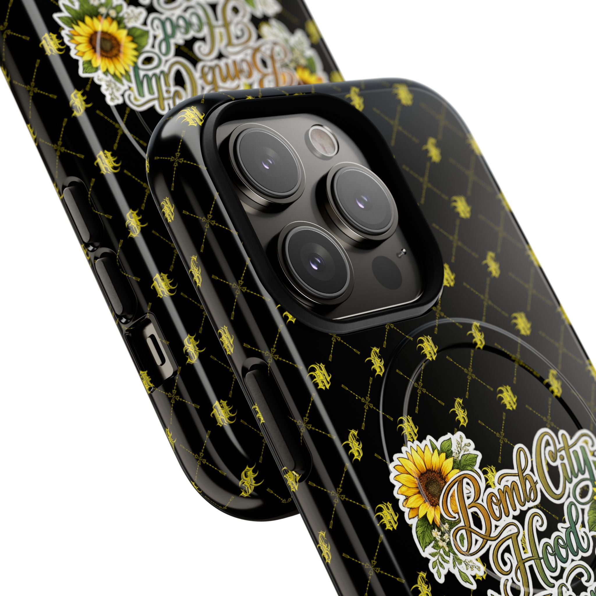Sunflower 'Bomb City Hood Hippie' Tough Magnetic Phone Case