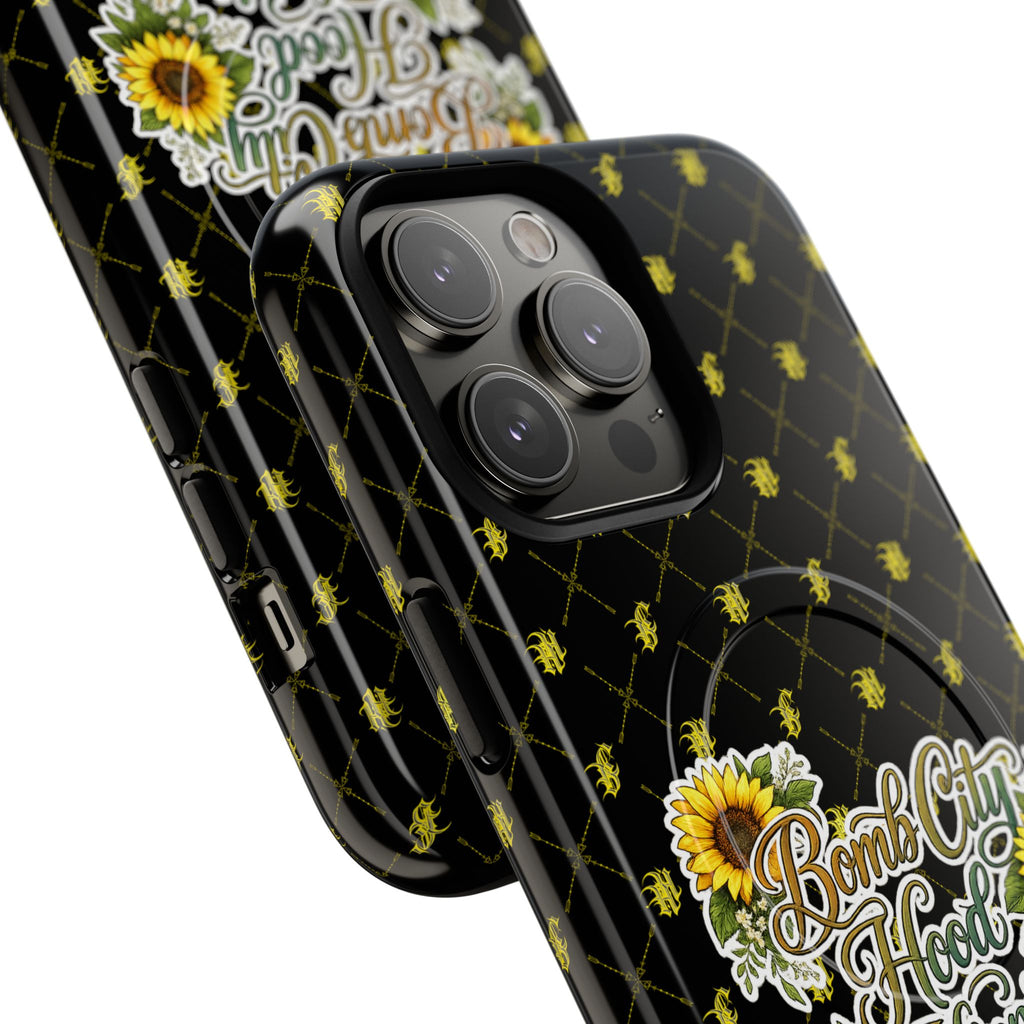 Sunflower 'Bomb City Hood Hippie' Tough Magnetic Phone Case