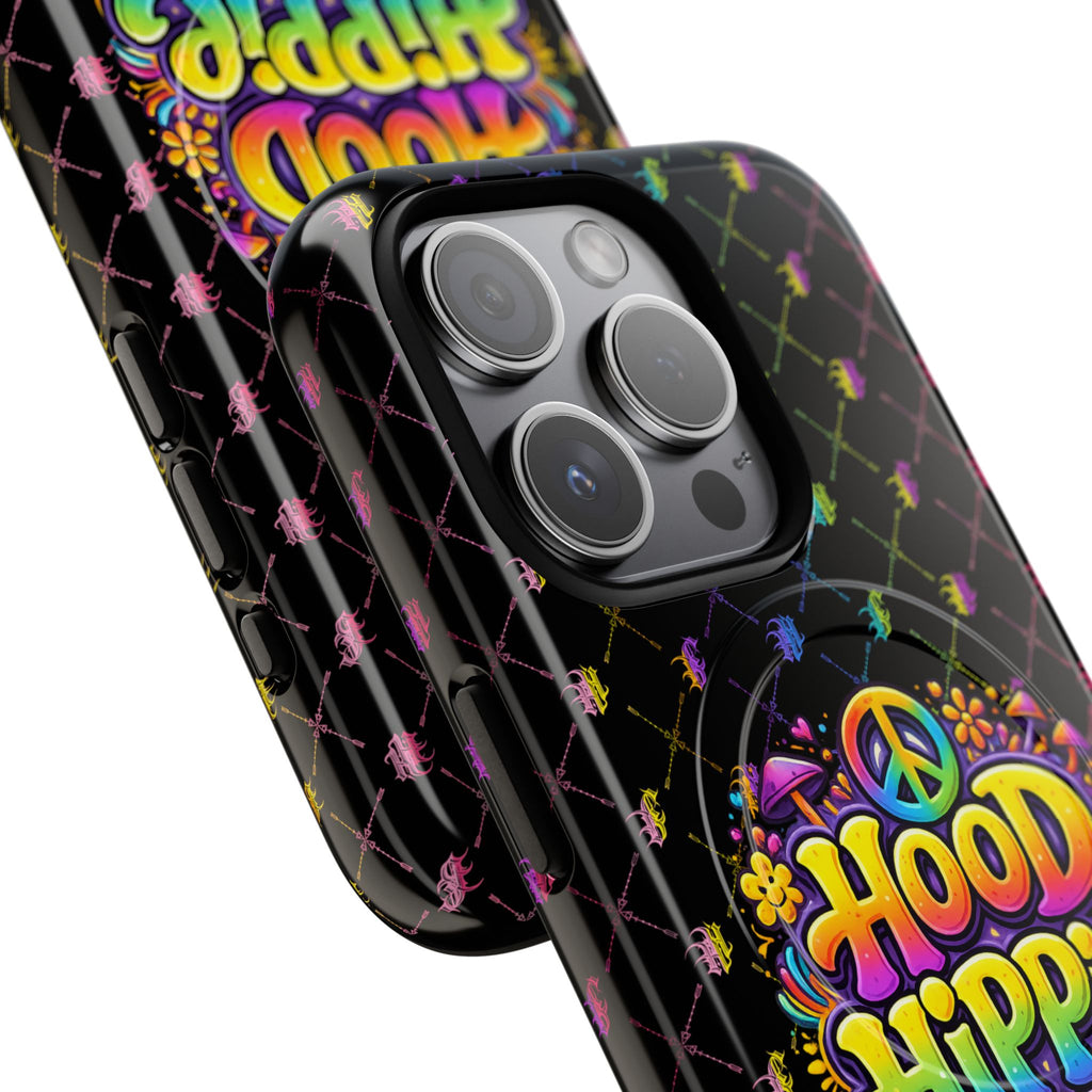 Hood Hippie Magnetic Phone Case — Psychedelic Peace Sign Tough Case