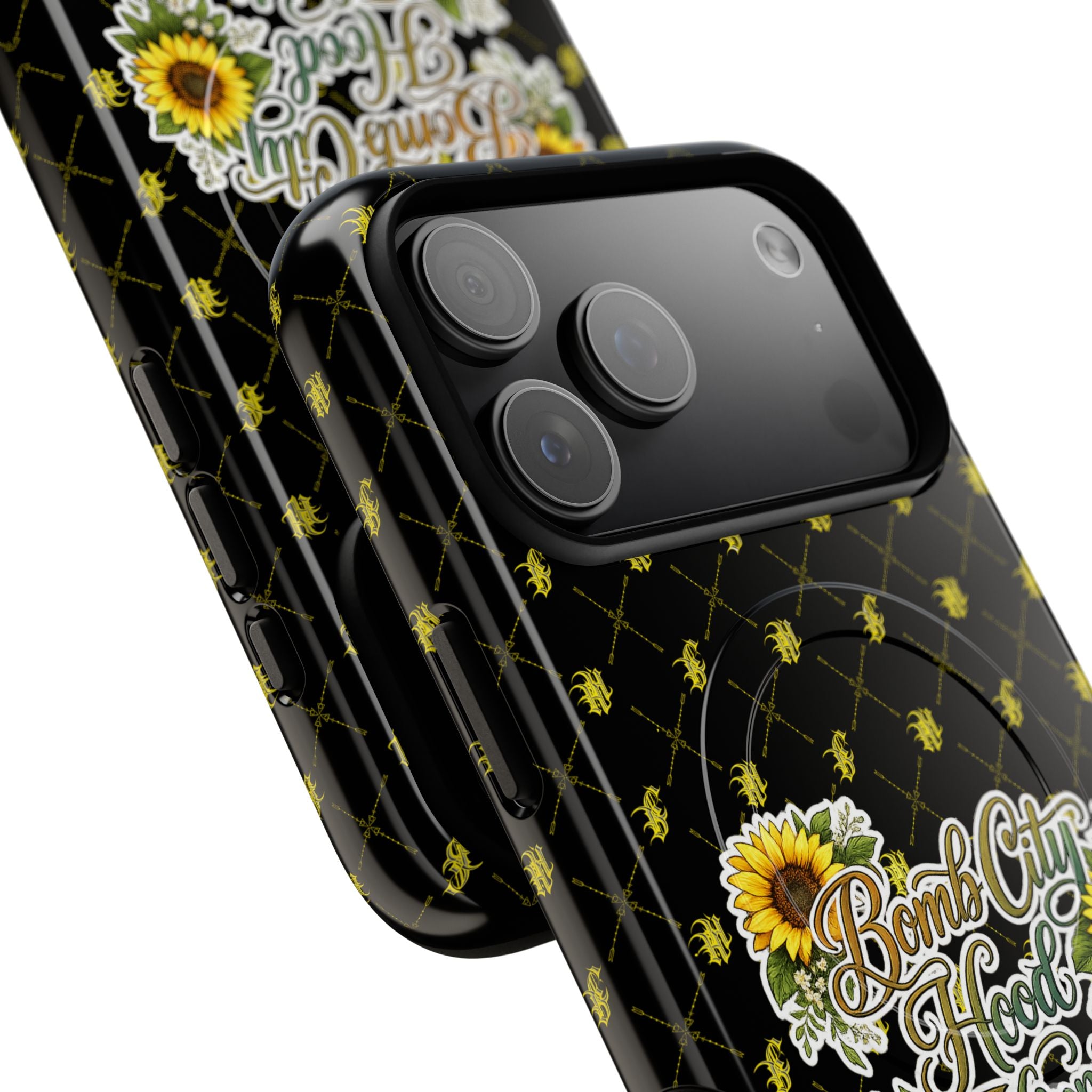 Sunflower 'Bomb City Hood Hippie' Tough Magnetic Phone Case