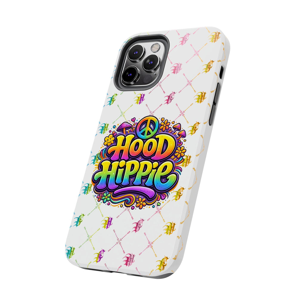 Bomb City Hood Hippie Tough Phone Case — Retro Peace Sign Floral iPhone Cover