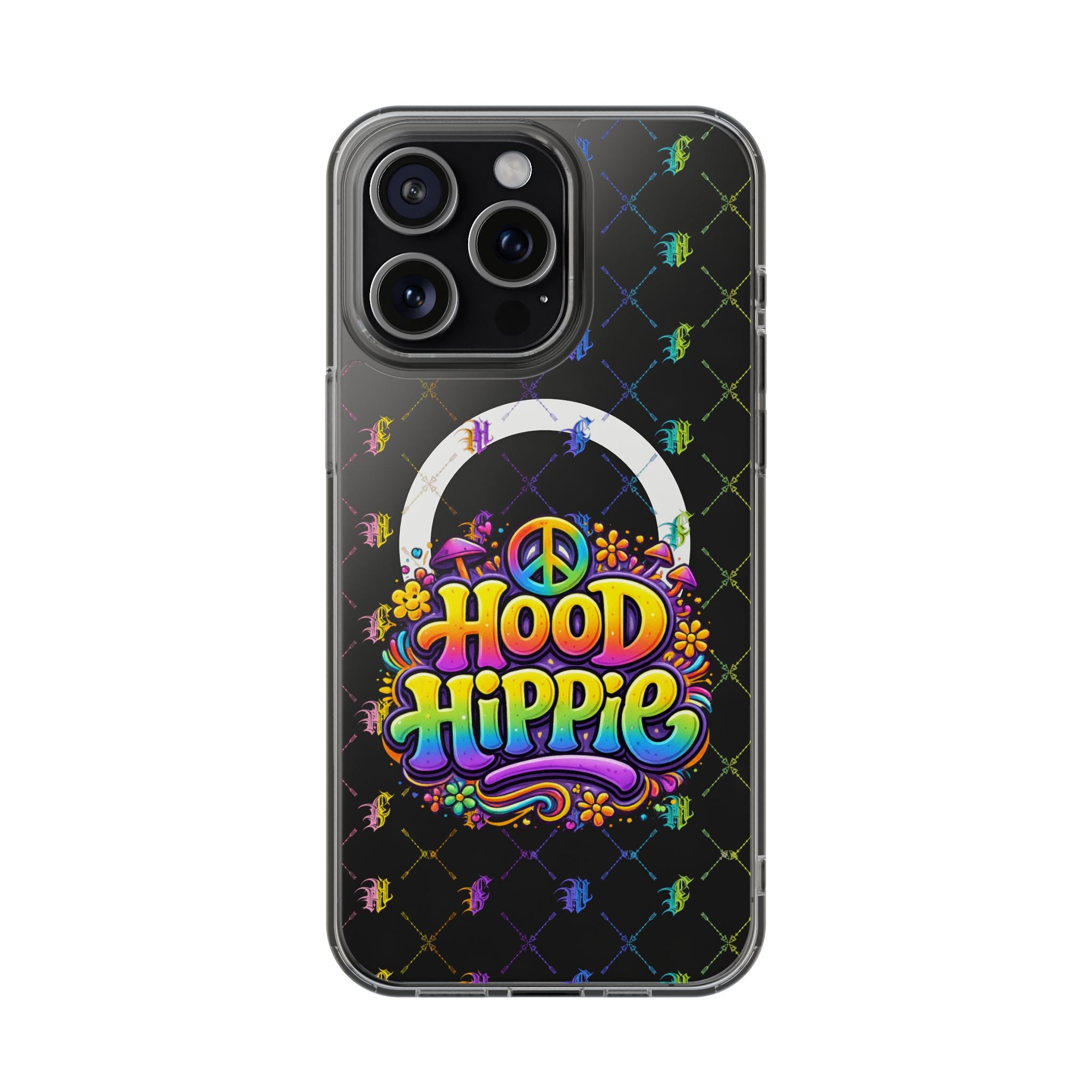 Phone Case — "Hood Hippie" Clear Magnetic Impact-Resistant Case