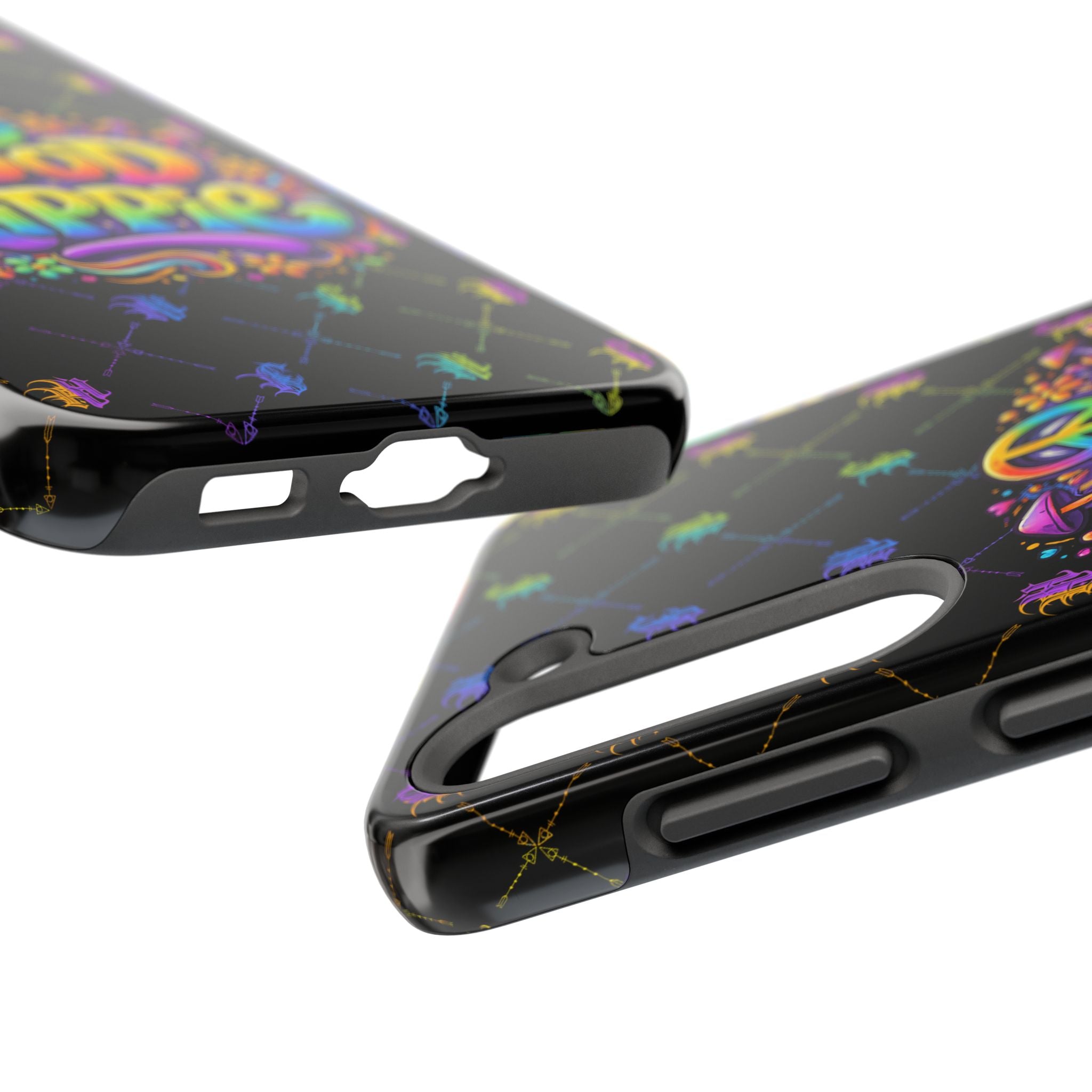 Bomb City Hood Hippie Tough Phone Case — Colorful Psychedelic Peace Design