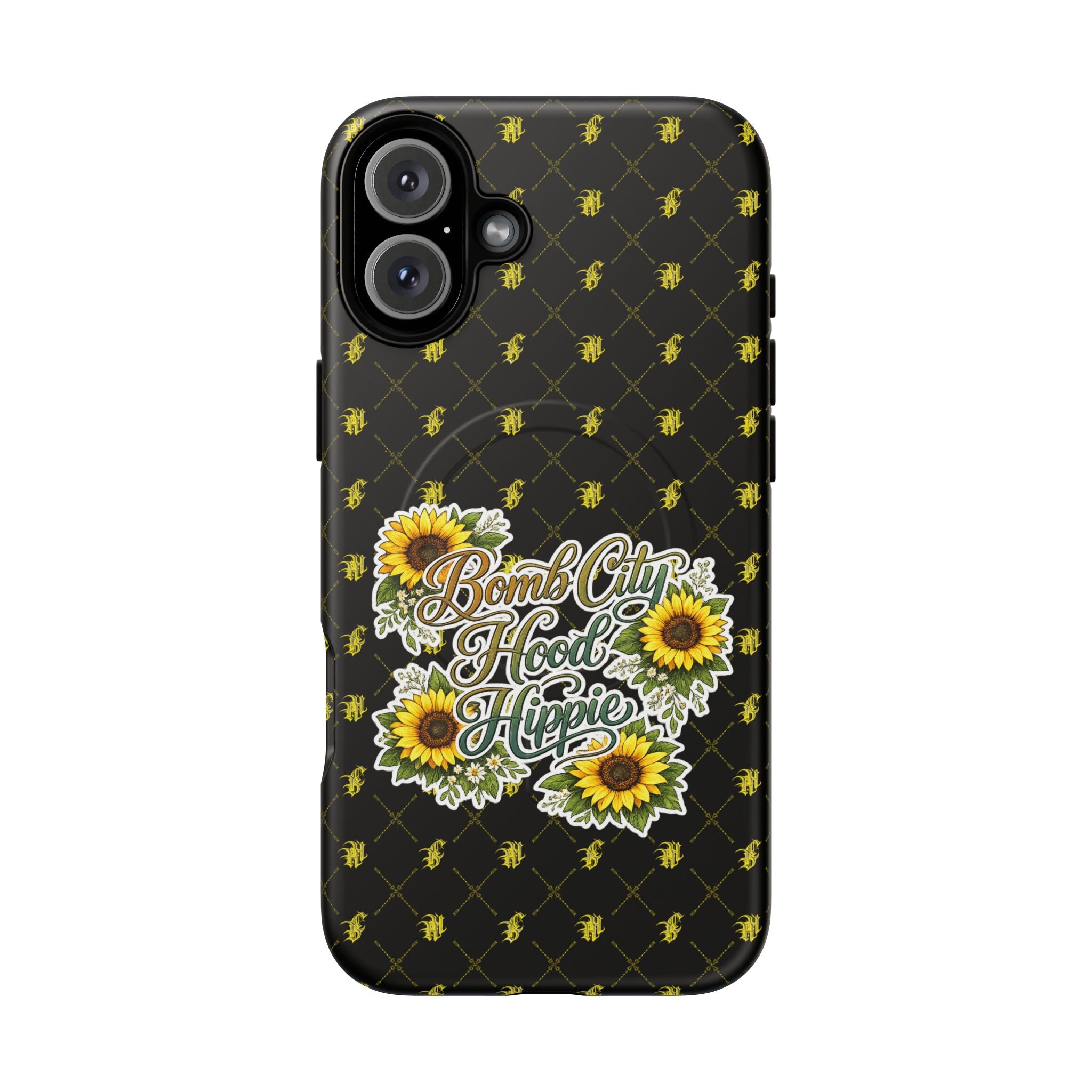 Sunflower 'Bomb City Hood Hippie' Tough Magnetic Phone Case