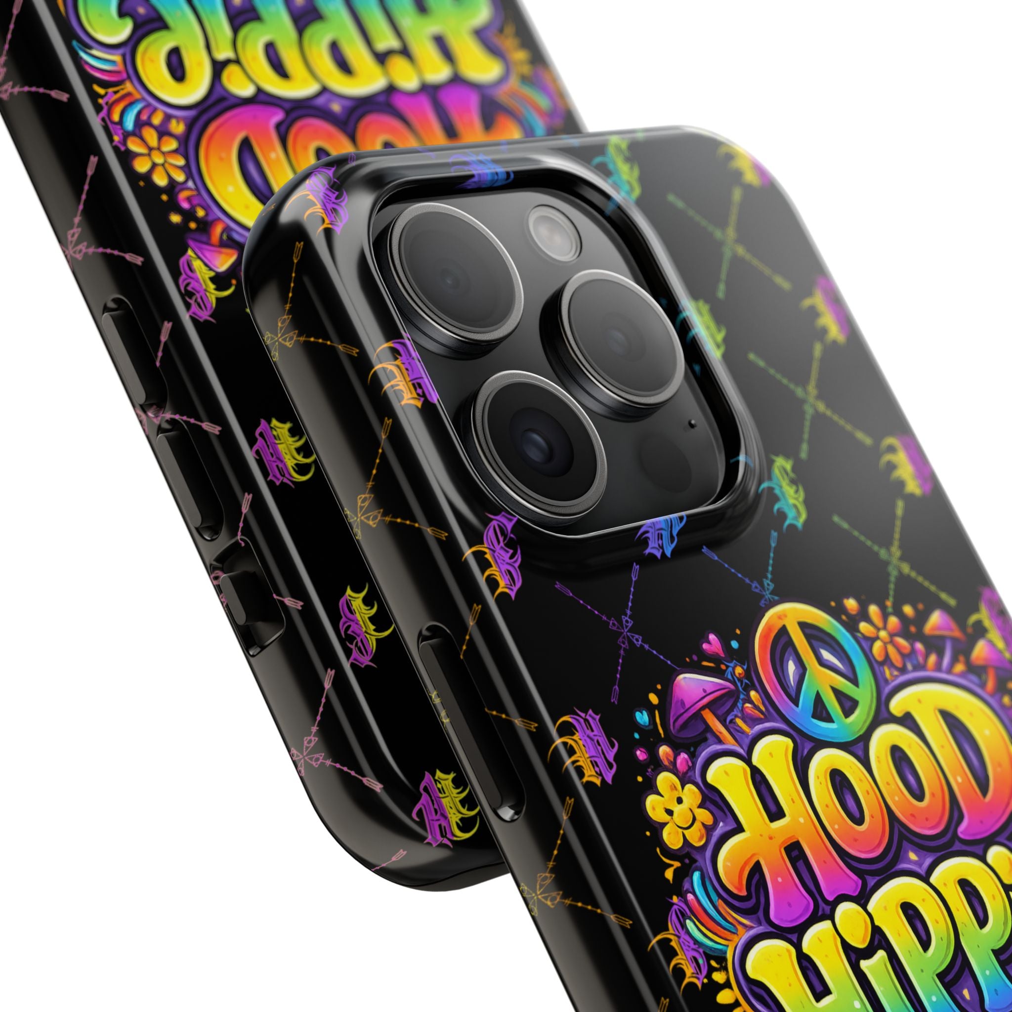 Bomb City Hood Hippie Tough Phone Case — Colorful Psychedelic Peace Design