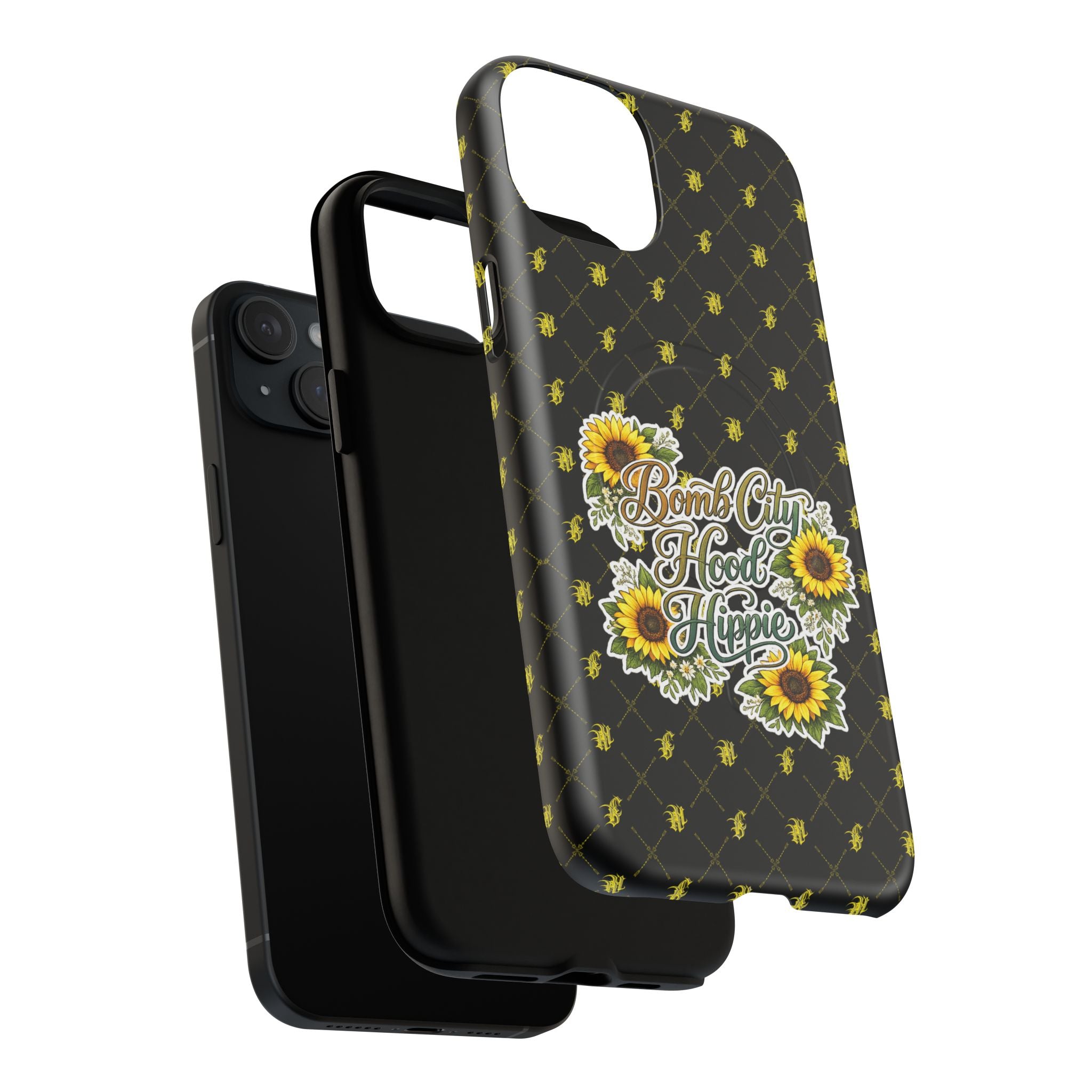 Sunflower 'Bomb City Hood Hippie' Tough Magnetic Phone Case