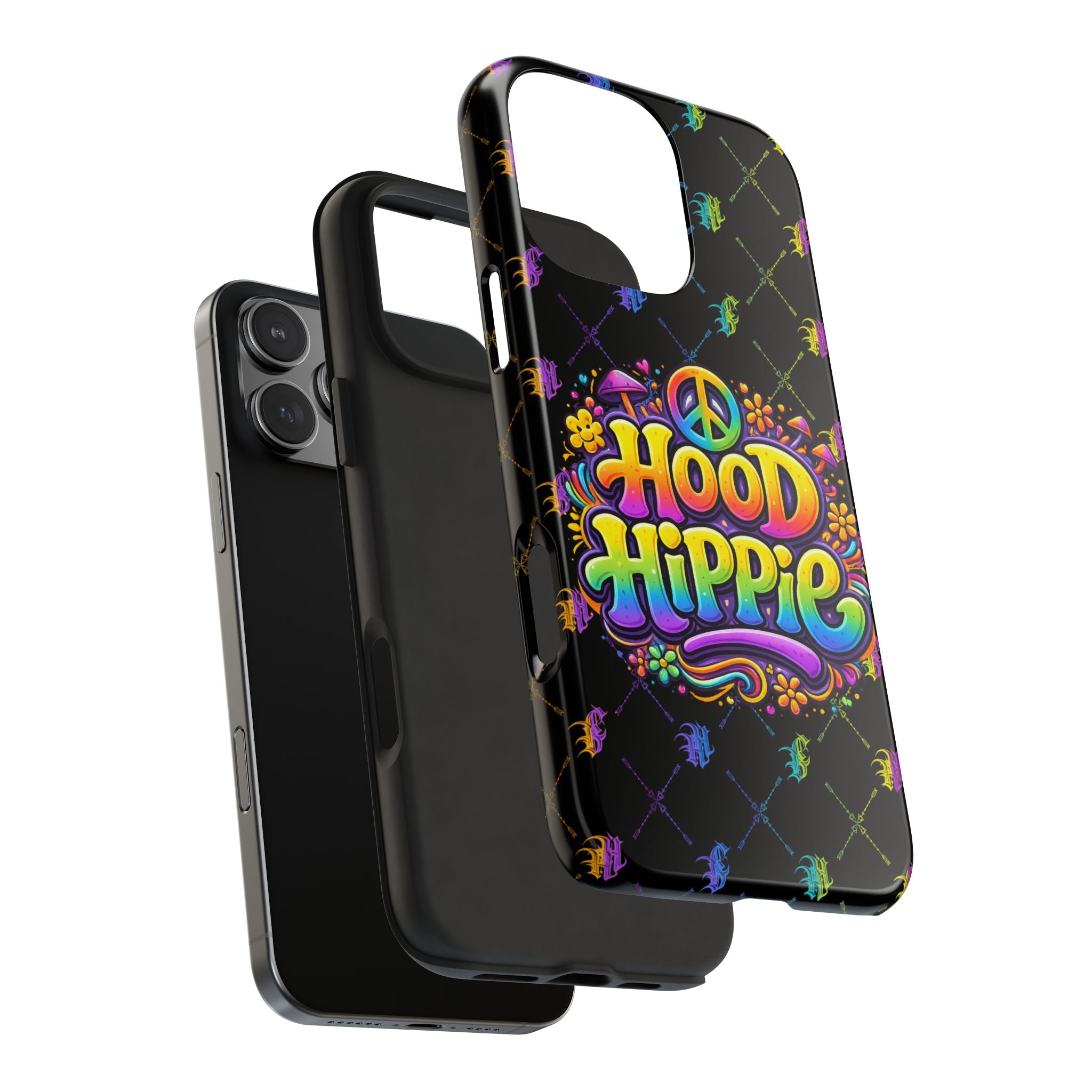 Bomb City Hood Hippie Tough Phone Case — Colorful Psychedelic Peace Design