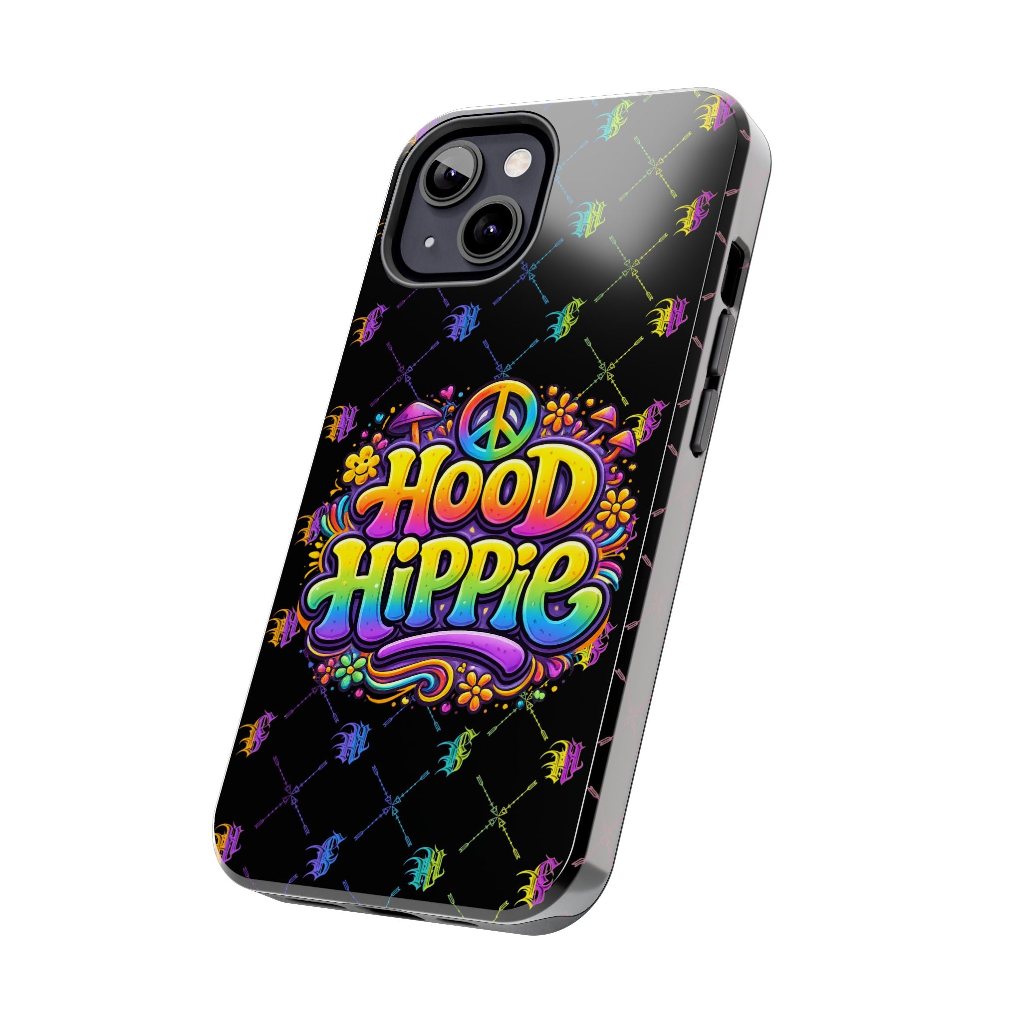 Bomb City Hood Hippie Tough Phone Case — Colorful Psychedelic Peace Design