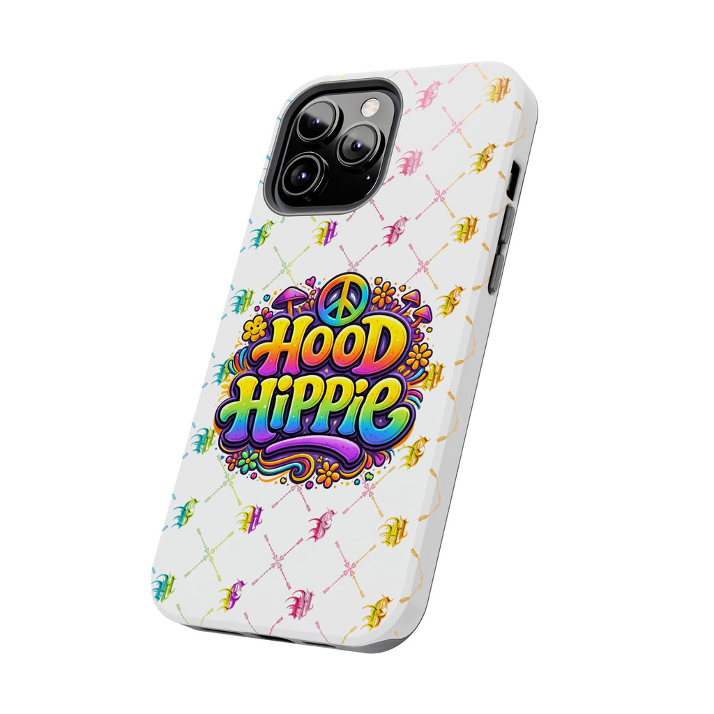 Bomb City Hood Hippie Tough Phone Case — Retro Peace Sign Floral iPhone Cover