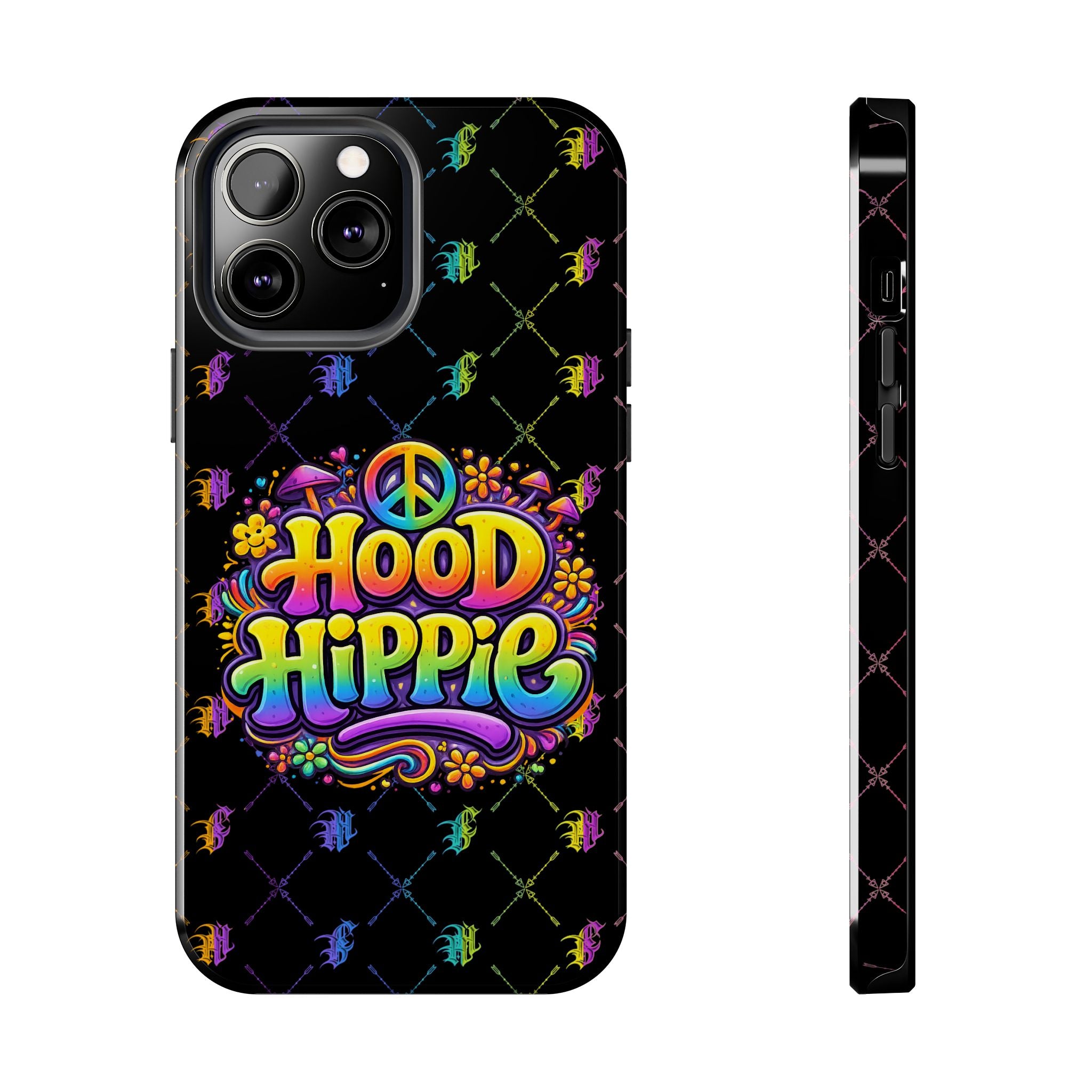 Bomb City Hood Hippie Tough Phone Case — Colorful Psychedelic Peace Design