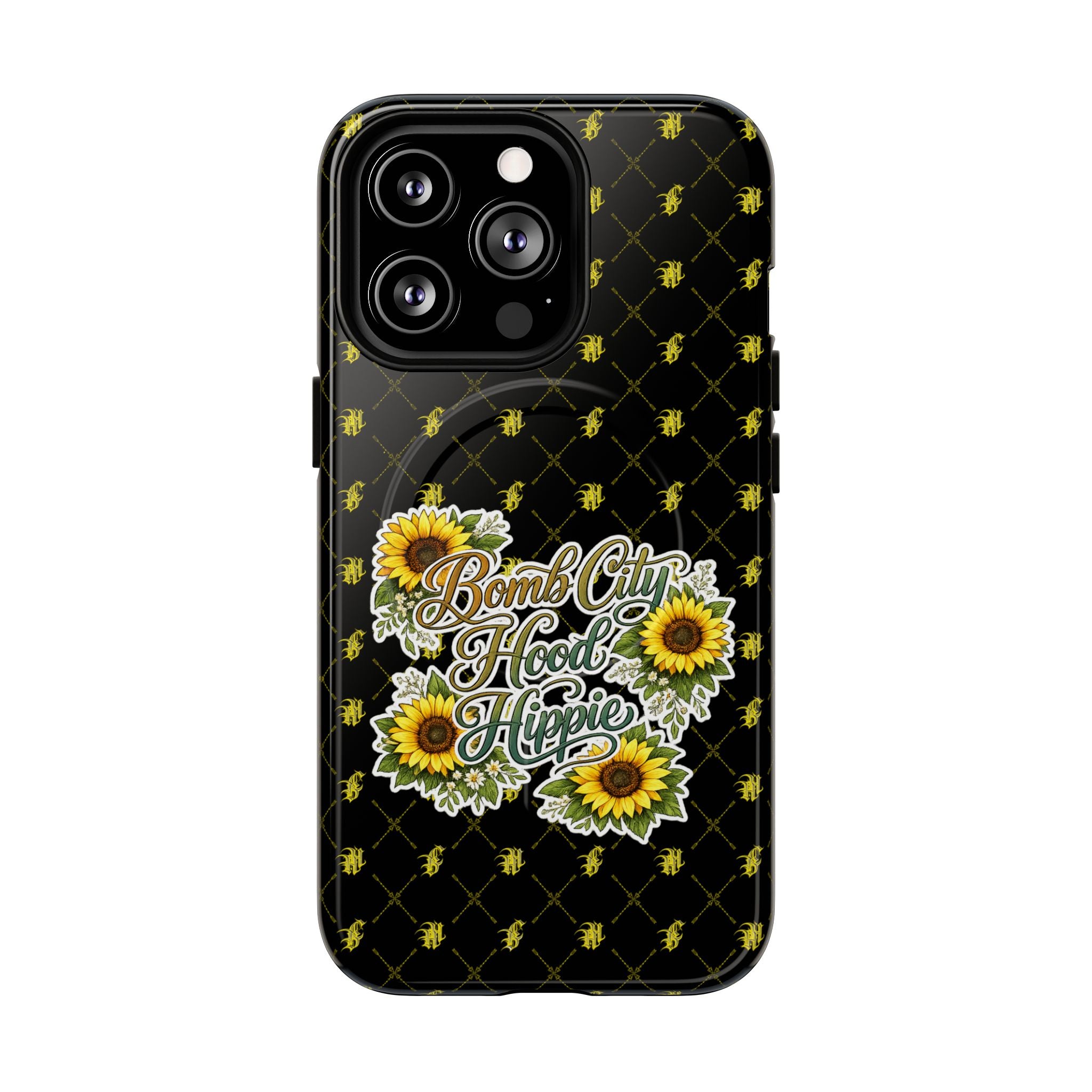 Sunflower 'Bomb City Hood Hippie' Tough Magnetic Phone Case