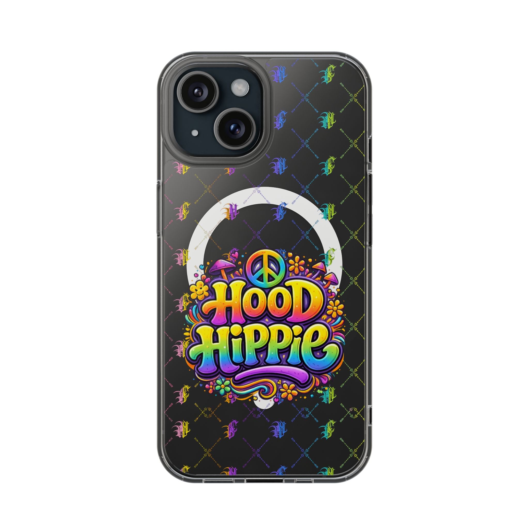 Phone Case — "Hood Hippie" Clear Magnetic Impact-Resistant Case