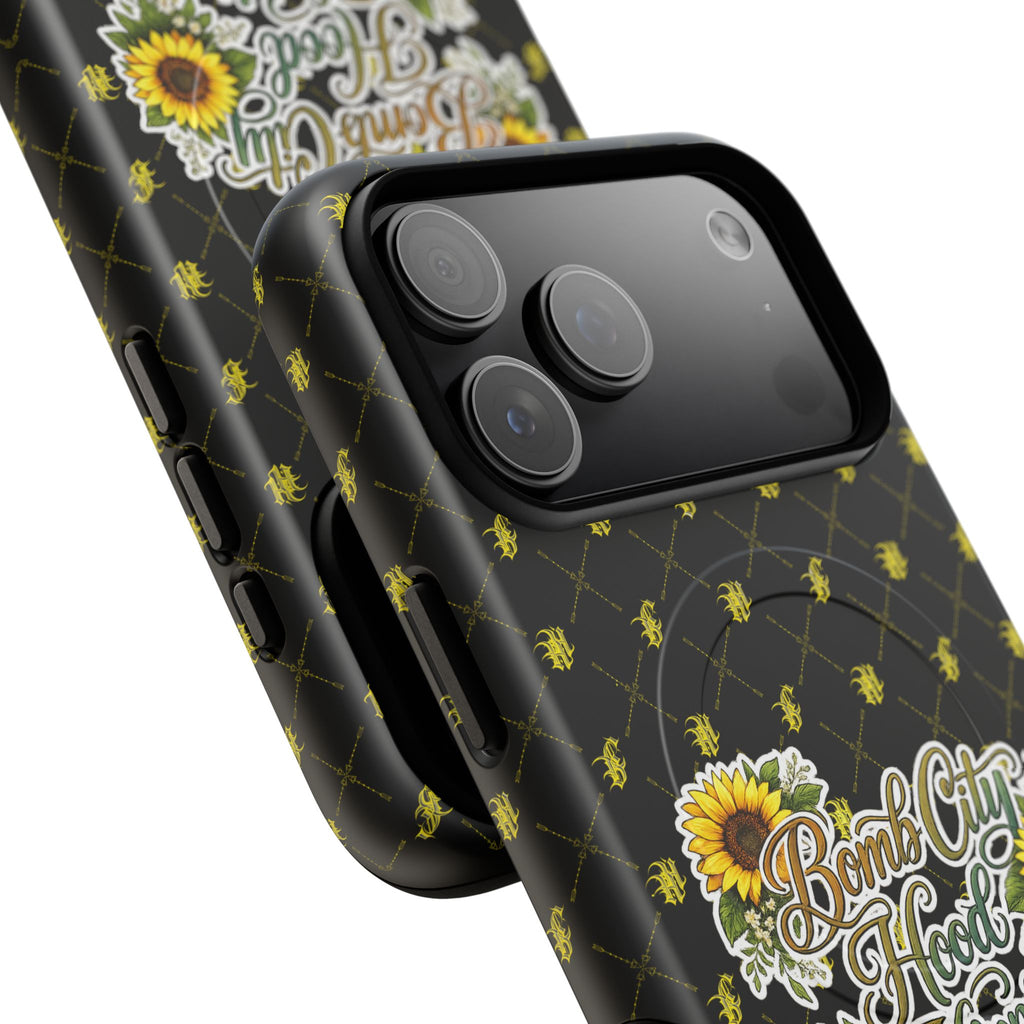 Sunflower 'Bomb City Hood Hippie' Tough Magnetic Phone Case