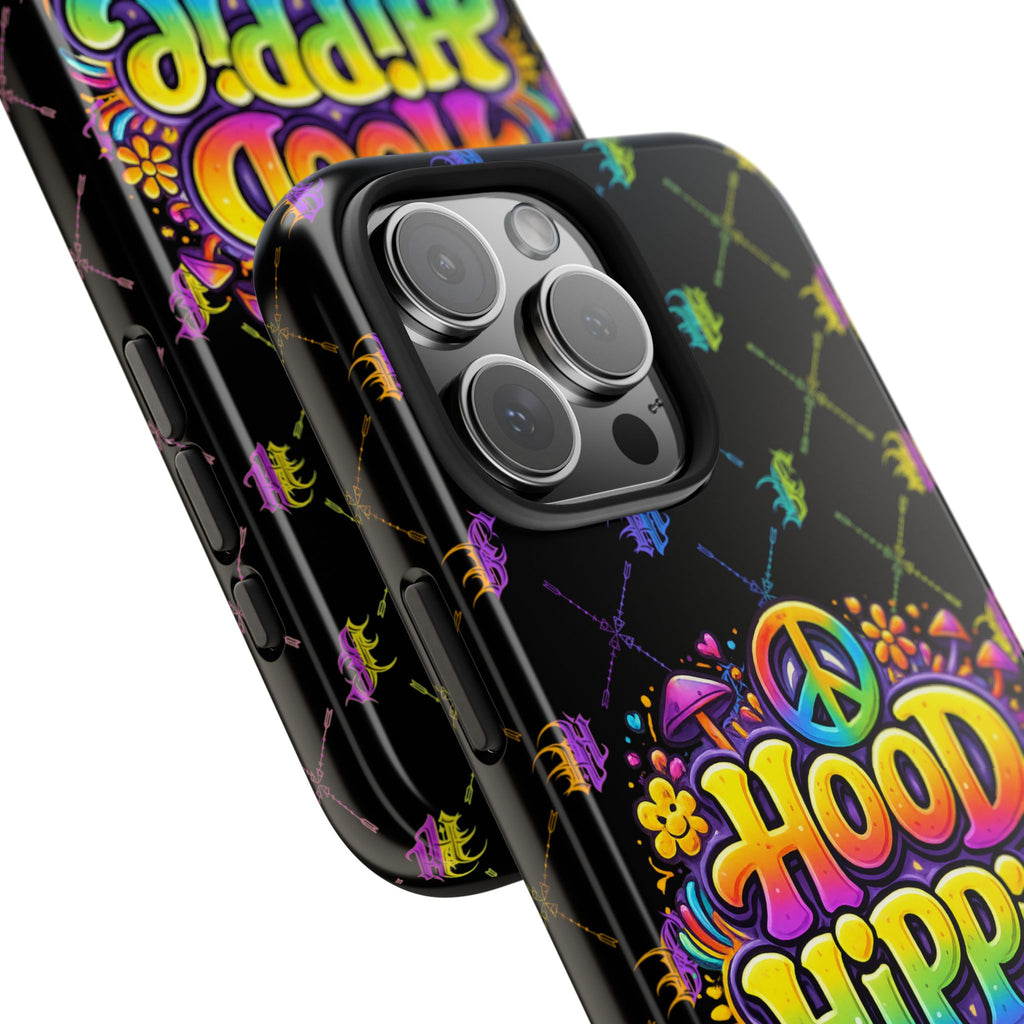Bomb City Hood Hippie Tough Phone Case — Colorful Psychedelic Peace Design