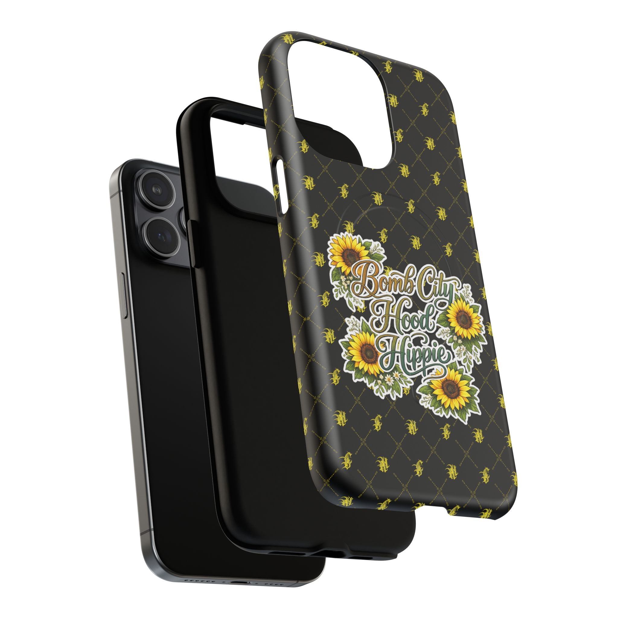 Sunflower 'Bomb City Hood Hippie' Tough Magnetic Phone Case