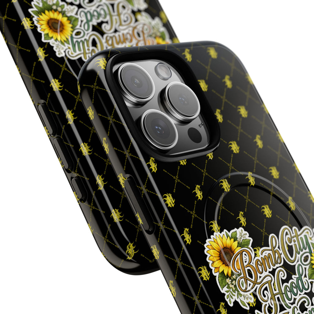Sunflower 'Bomb City Hood Hippie' Tough Magnetic Phone Case