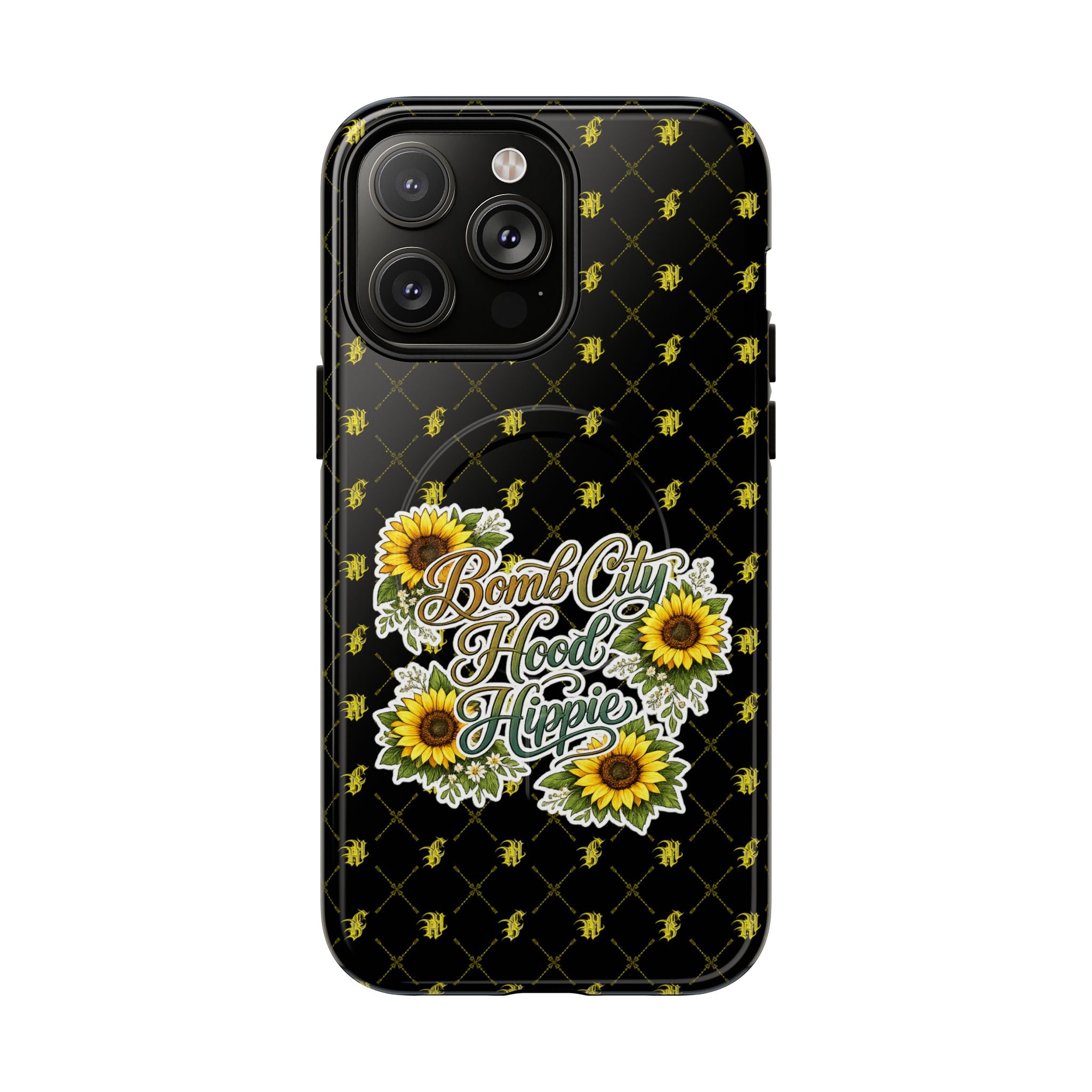 Sunflower 'Bomb City Hood Hippie' Tough Magnetic Phone Case