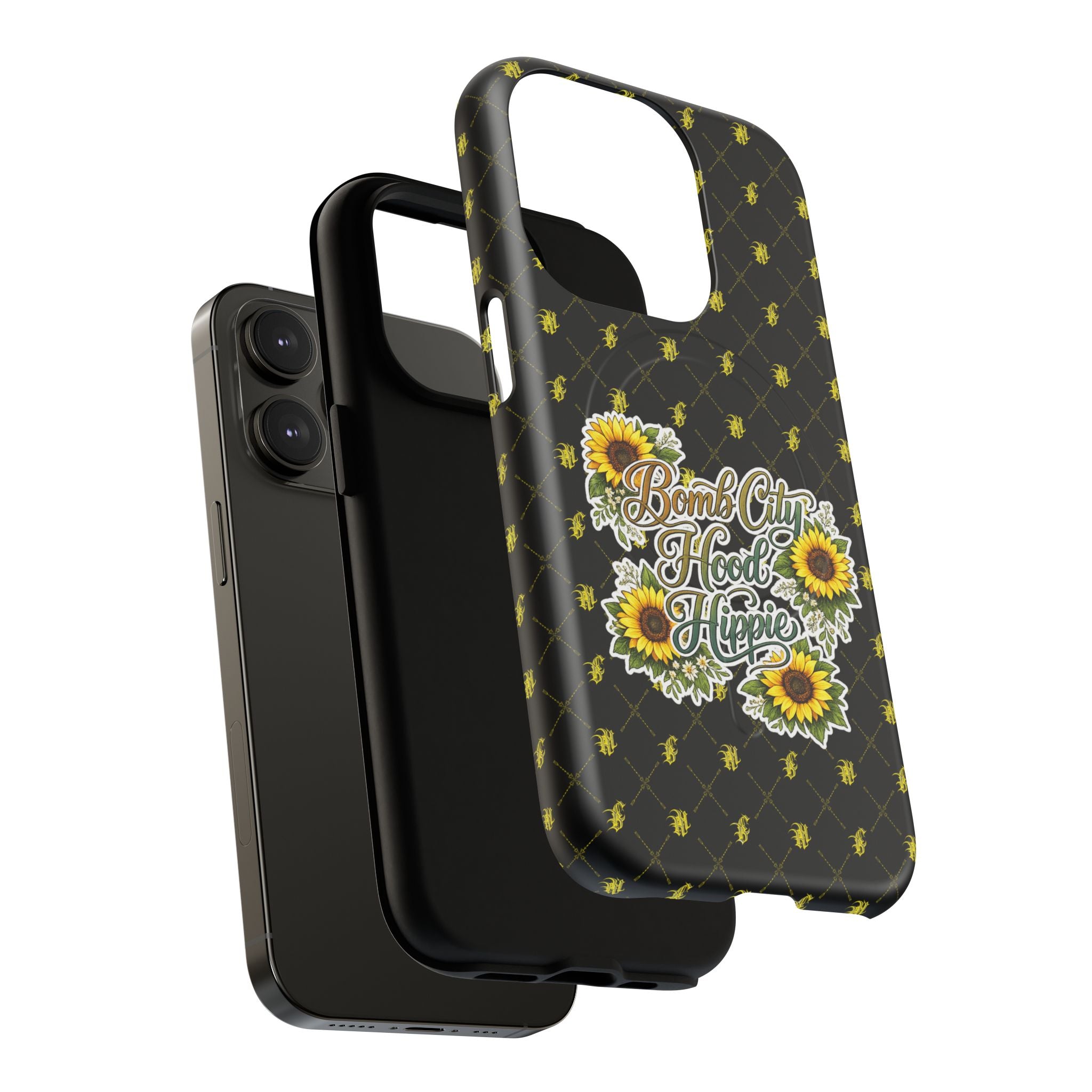 Sunflower 'Bomb City Hood Hippie' Tough Magnetic Phone Case