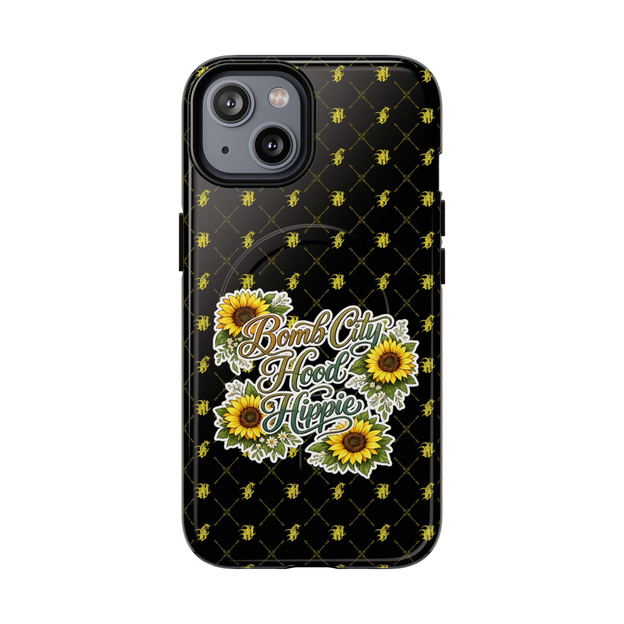 Sunflower 'Bomb City Hood Hippie' Tough Magnetic Phone Case
