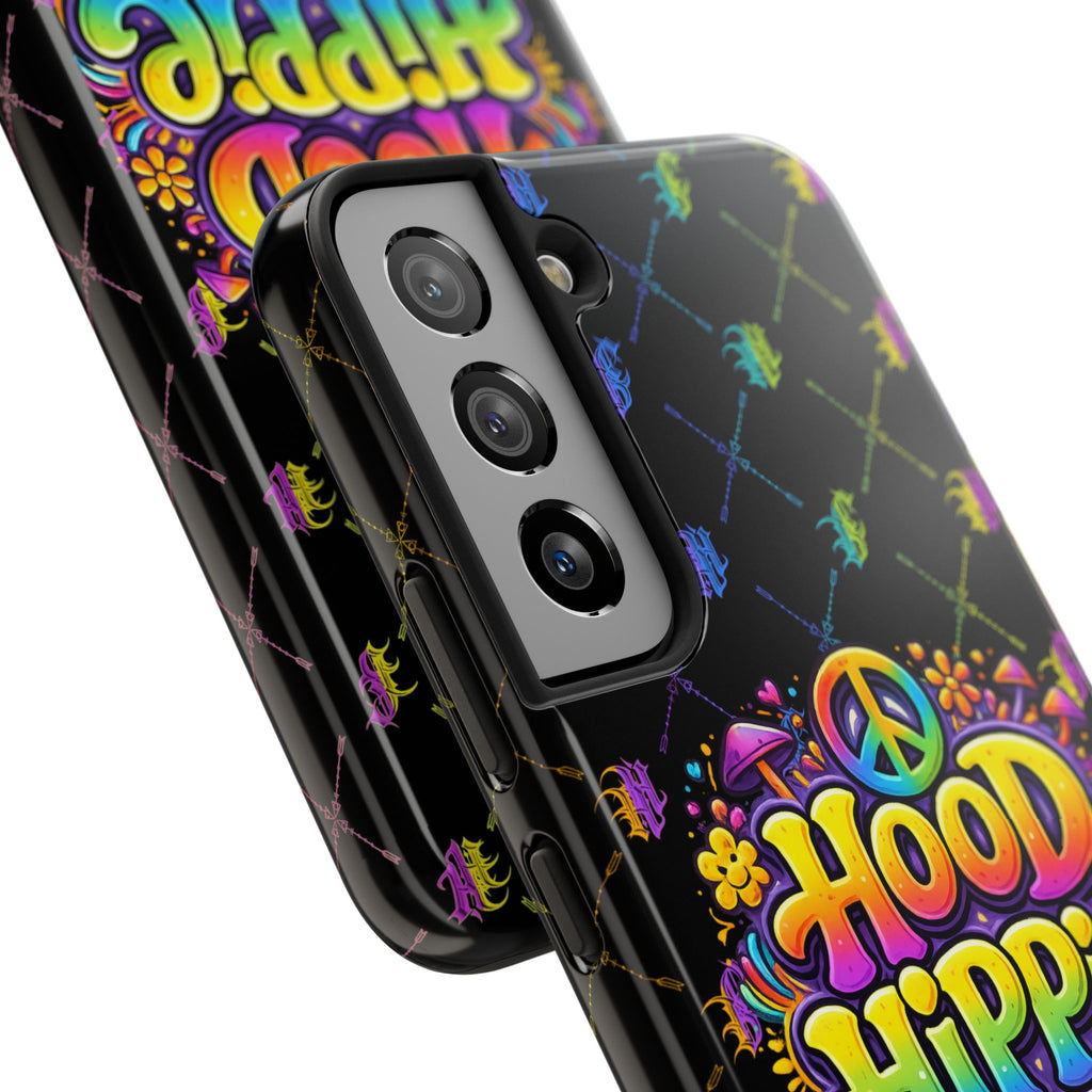 Bomb City Hood Hippie Tough Phone Case — Colorful Psychedelic Peace Design