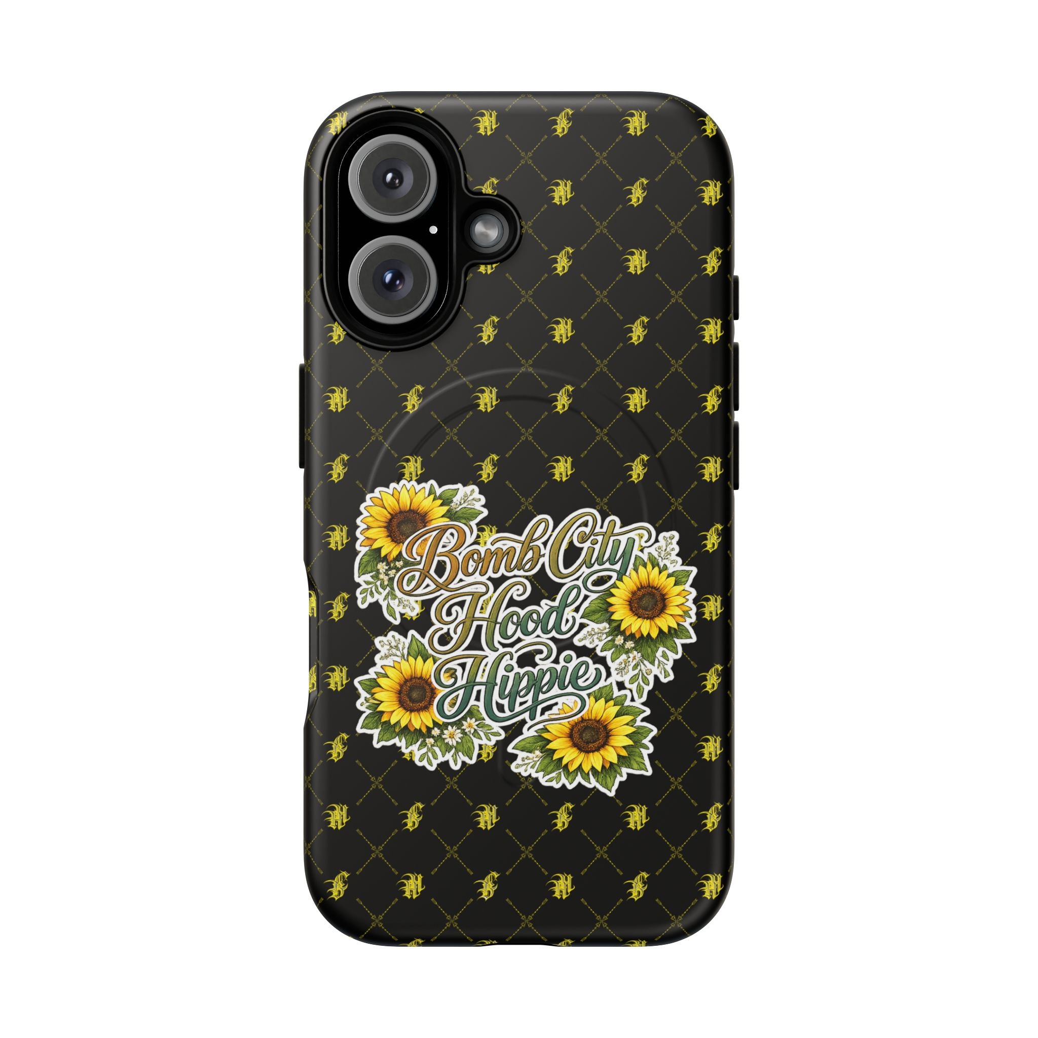 Sunflower 'Bomb City Hood Hippie' Tough Magnetic Phone Case