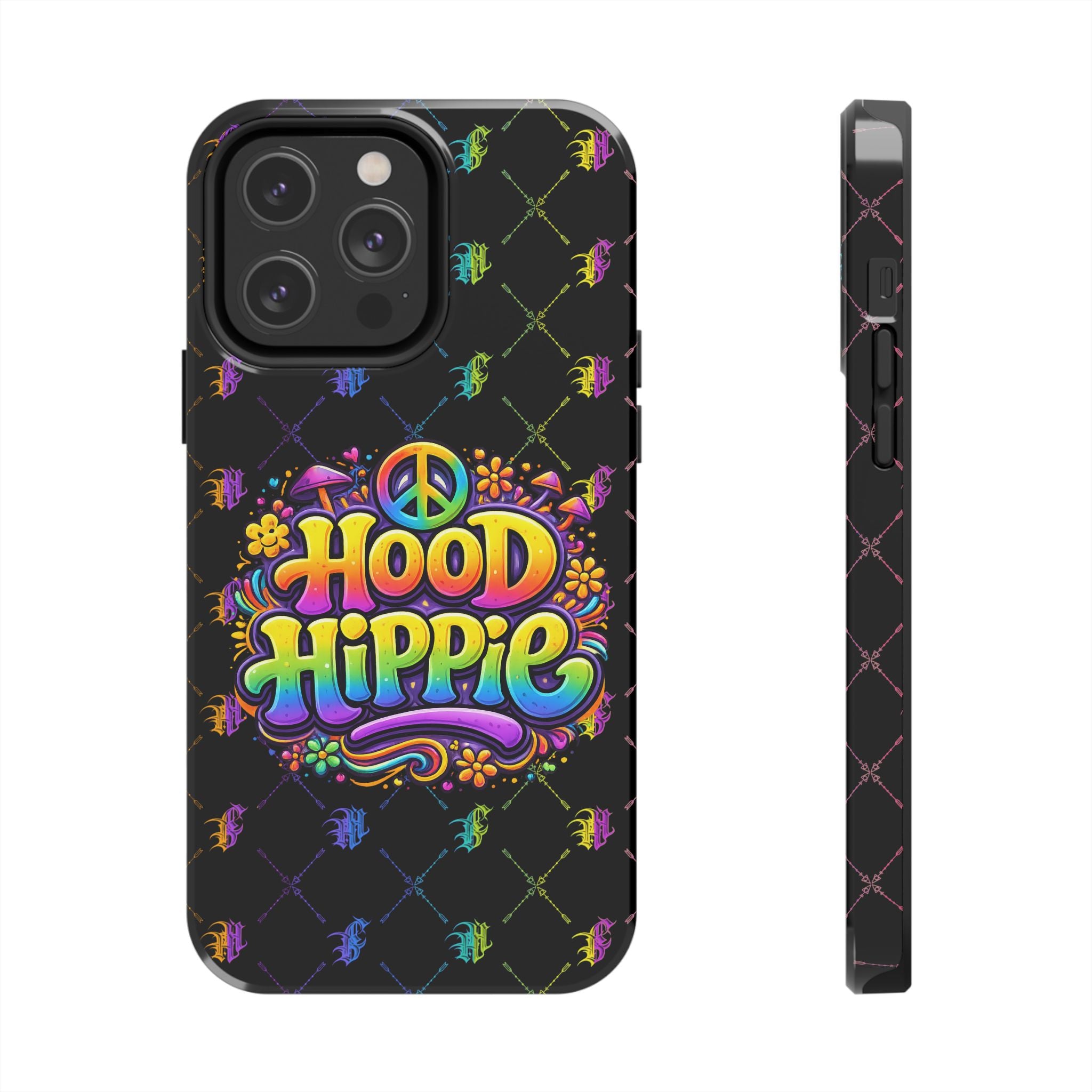 Bomb City Hood Hippie Tough Phone Case — Colorful Psychedelic Peace Design
