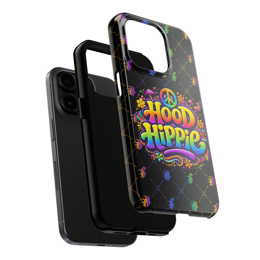Bomb City Hood Hippie Tough Phone Case — Colorful Psychedelic Peace Design