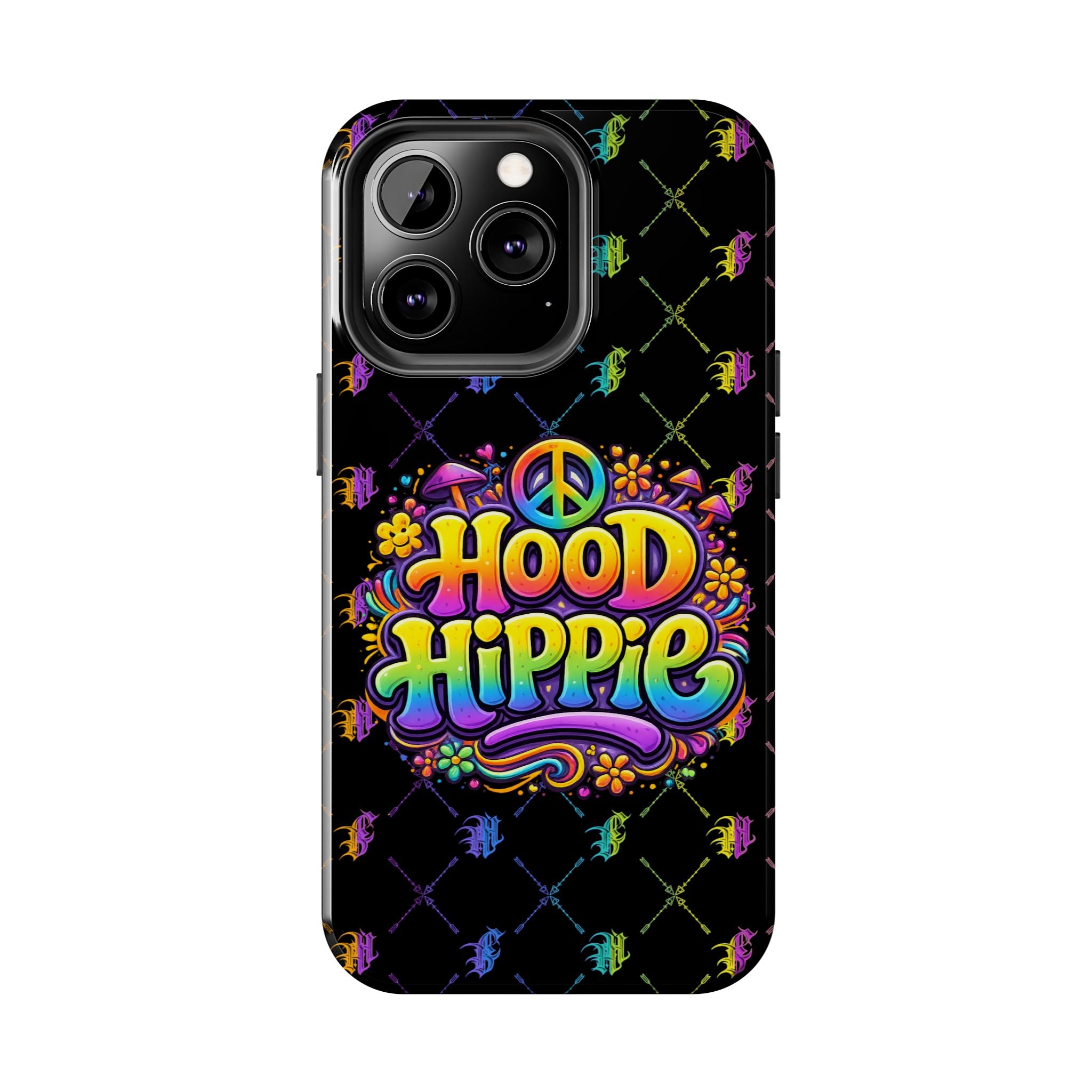 Bomb City Hood Hippie Tough Phone Case — Colorful Psychedelic Peace Design