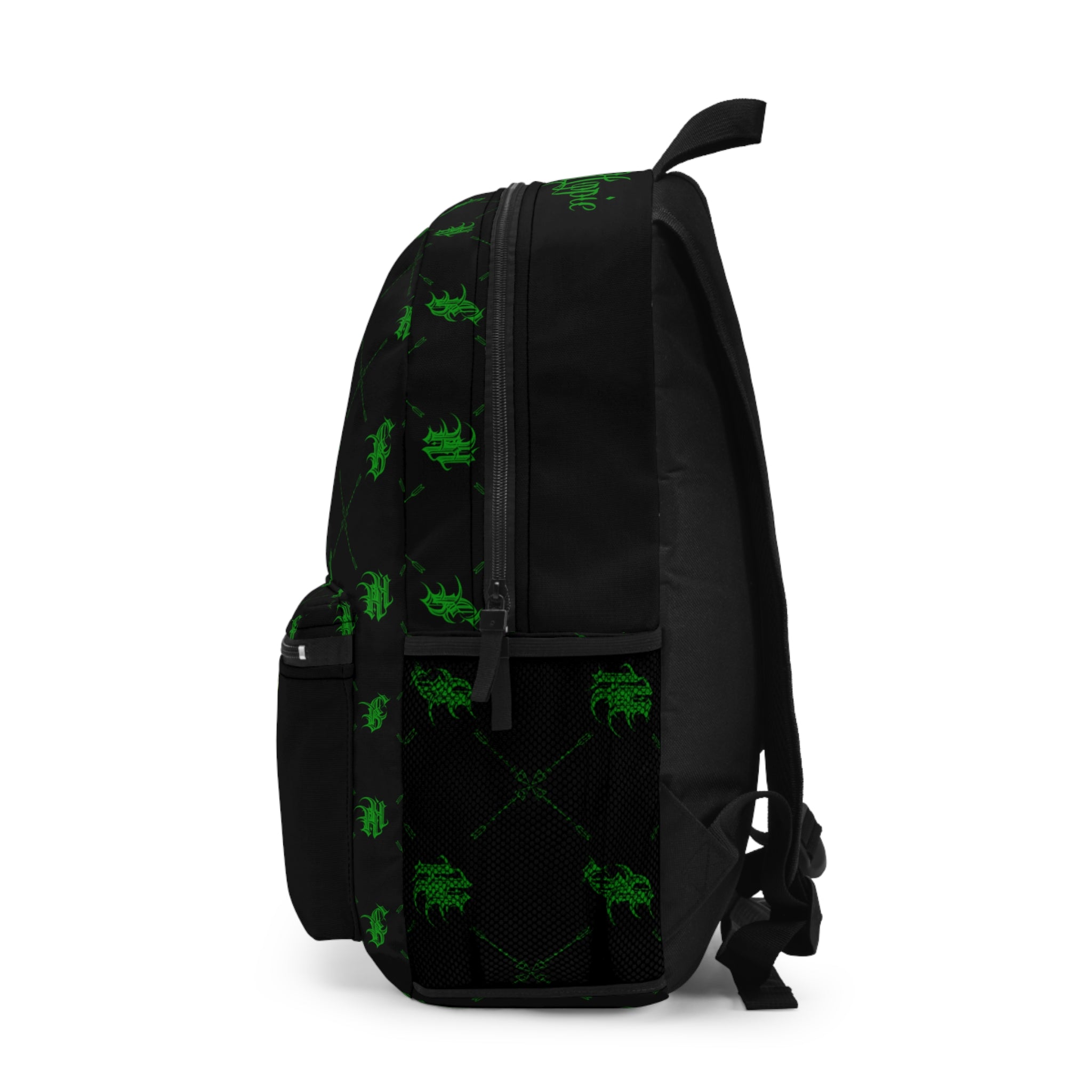 Bomb City Hood Hippie Backpack — Green Leaf