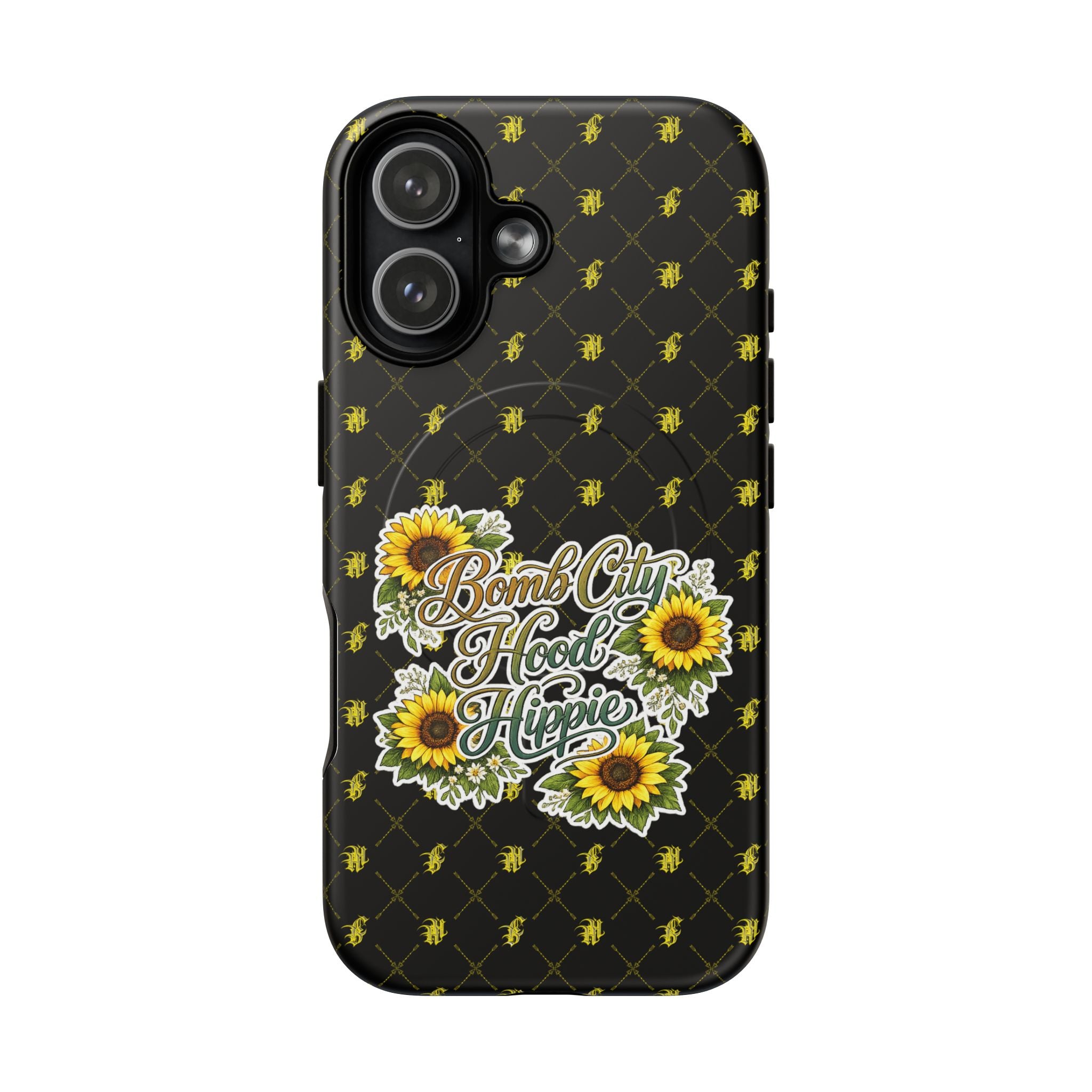 Sunflower 'Bomb City Hood Hippie' Tough Magnetic Phone Case
