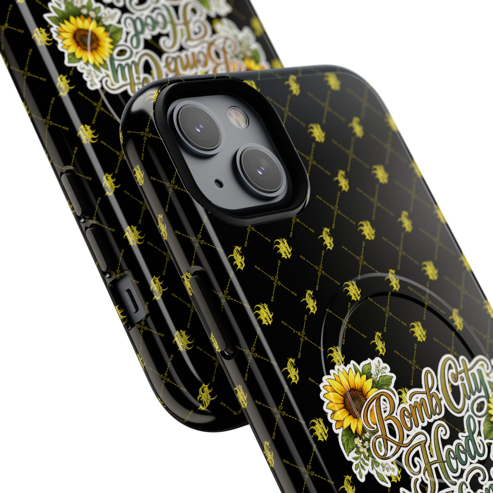 Sunflower 'Bomb City Hood Hippie' Tough Magnetic Phone Case
