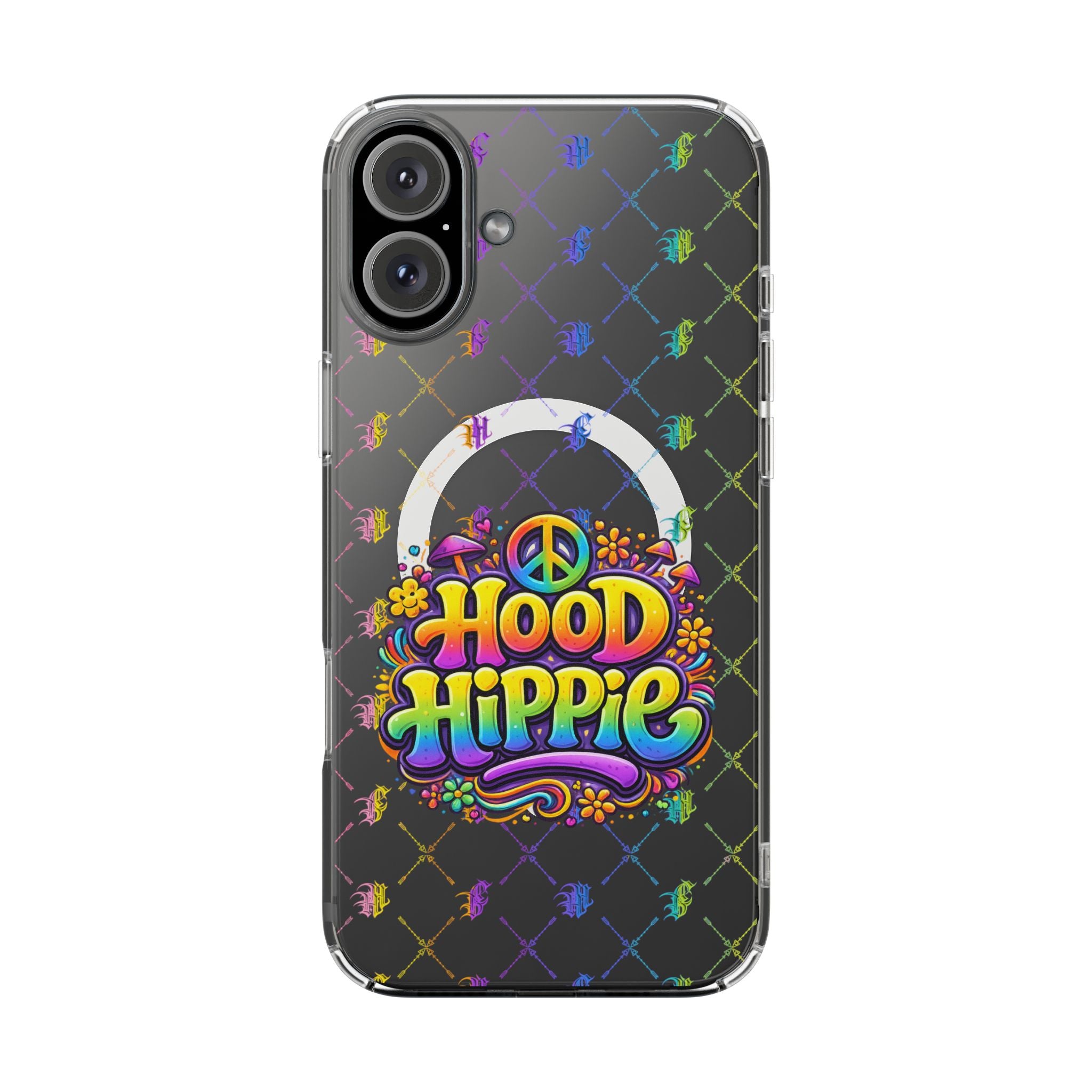 Phone Case — "Hood Hippie" Clear Magnetic Impact-Resistant Case