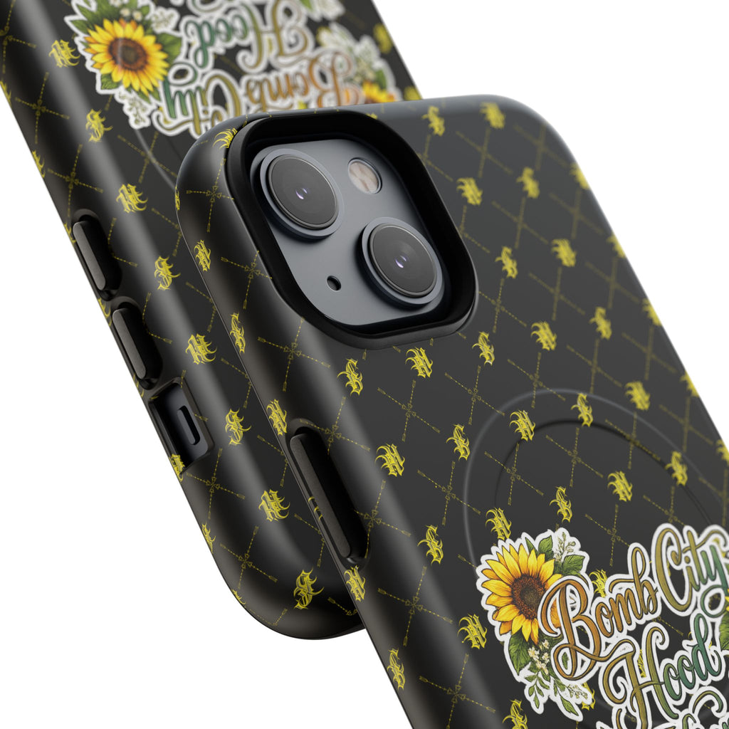 Sunflower 'Bomb City Hood Hippie' Tough Magnetic Phone Case