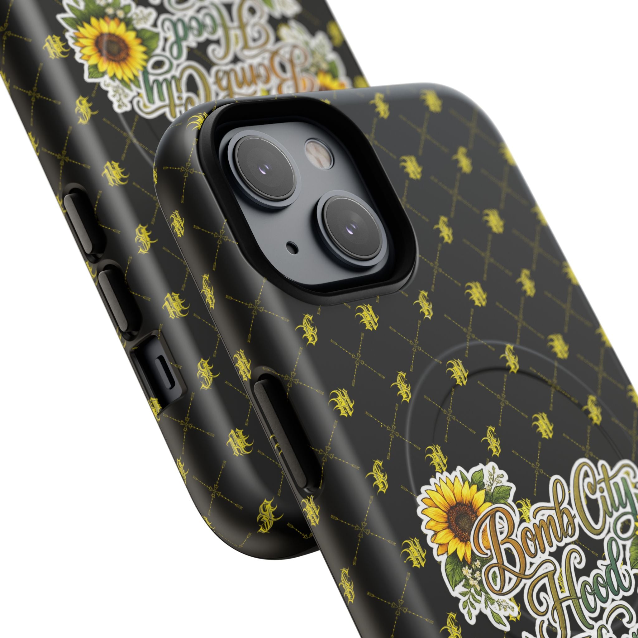 Sunflower 'Bomb City Hood Hippie' Tough Magnetic Phone Case