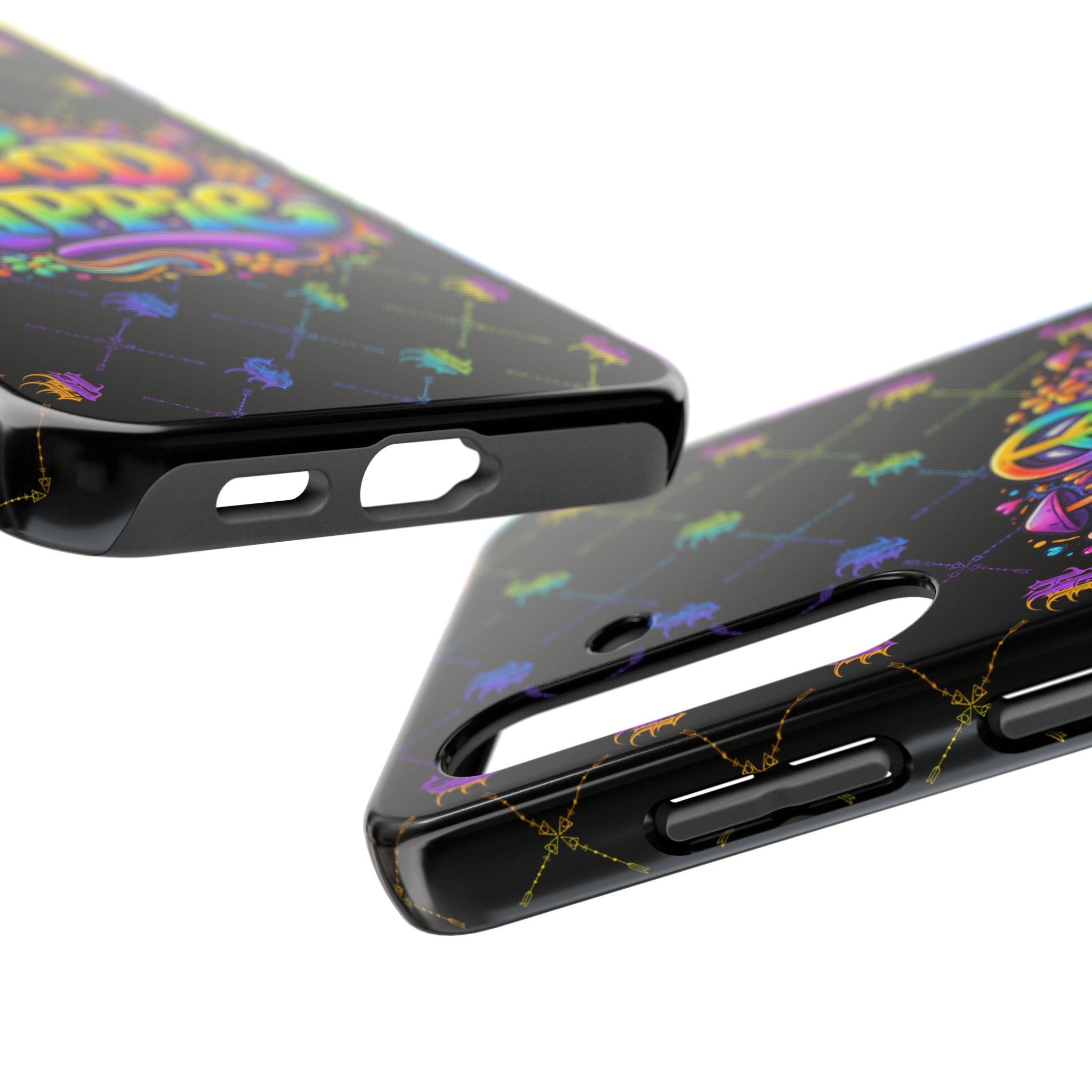 Bomb City Hood Hippie Tough Phone Case — Colorful Psychedelic Peace Design