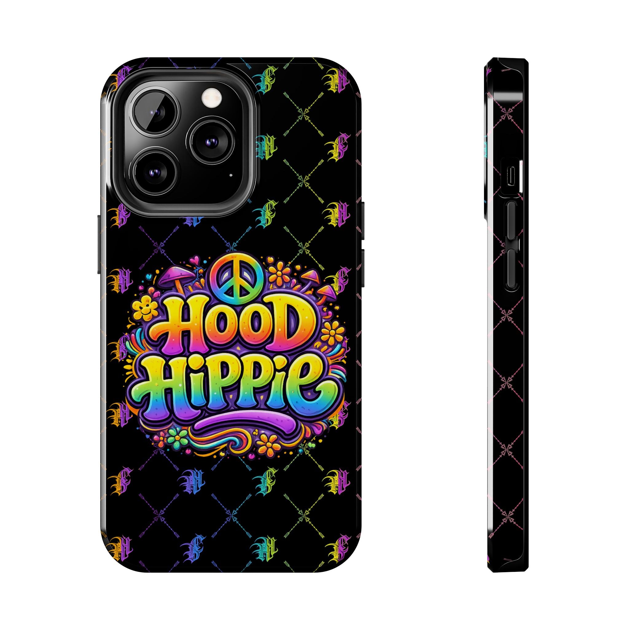 Bomb City Hood Hippie Tough Phone Case — Colorful Psychedelic Peace Design