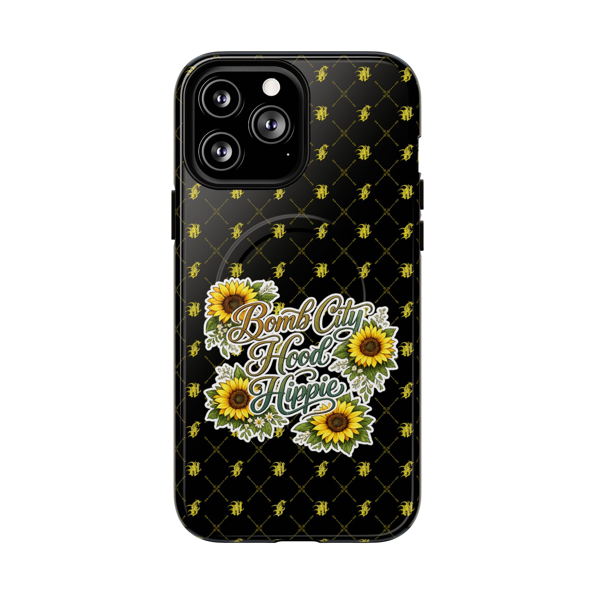 Sunflower 'Bomb City Hood Hippie' Tough Magnetic Phone Case