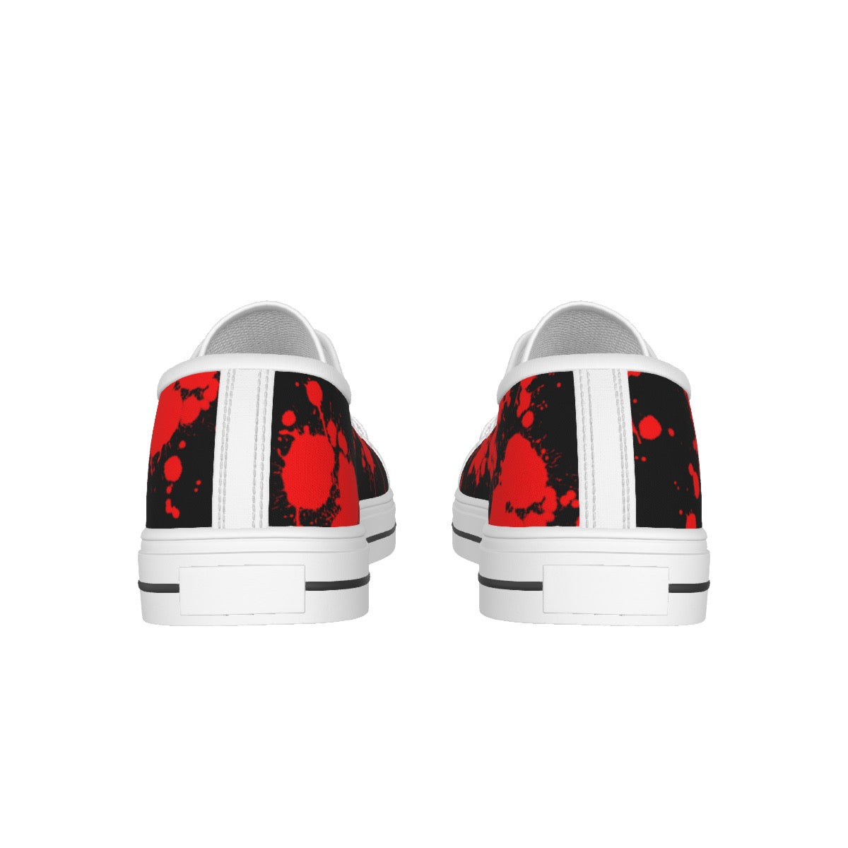 All-over Print Women's White Sole Canvas Shoes